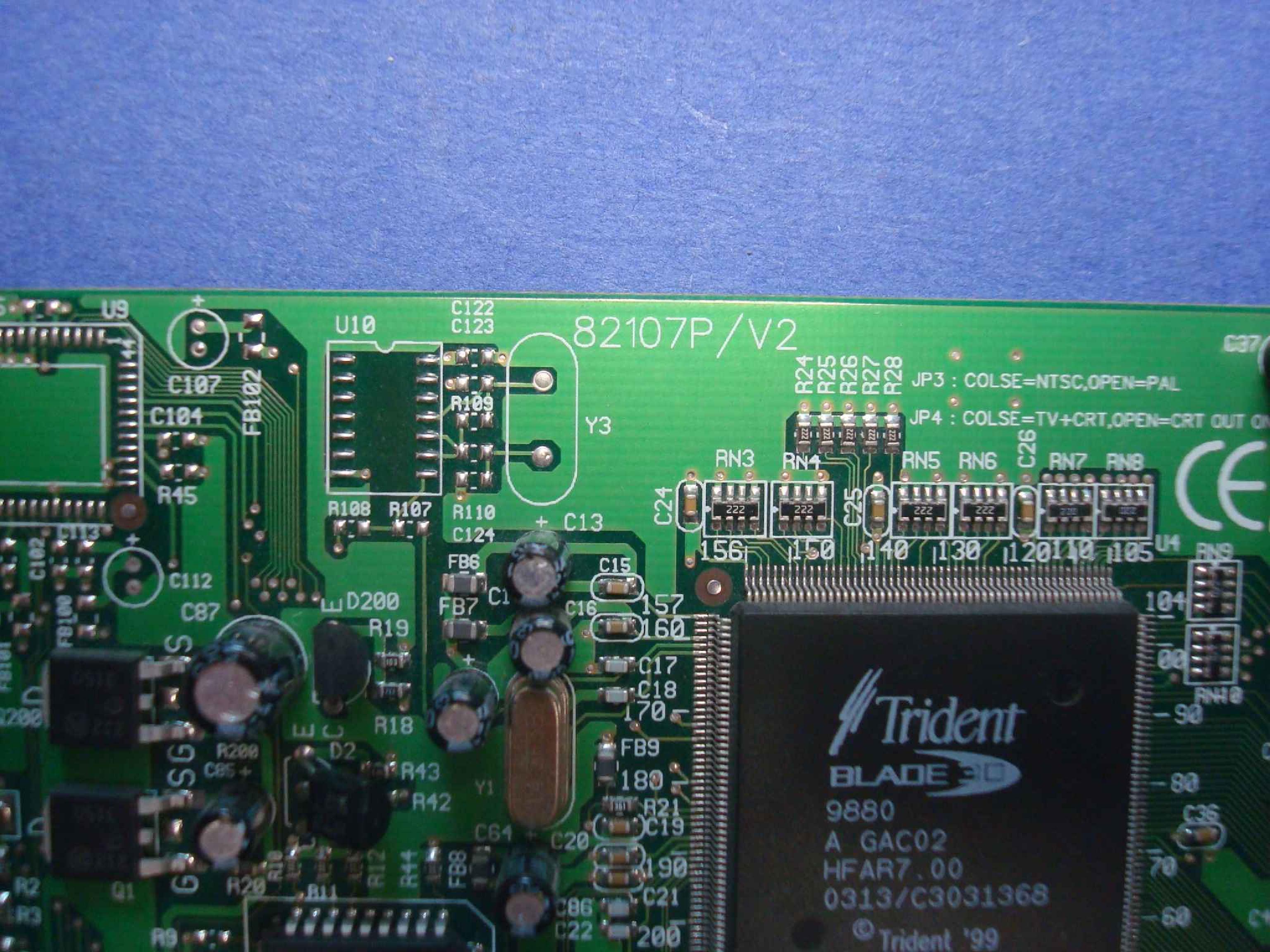 JATON 82107P/V2 8MB PCI VIDEO CARD WITH VGA OUTPUT