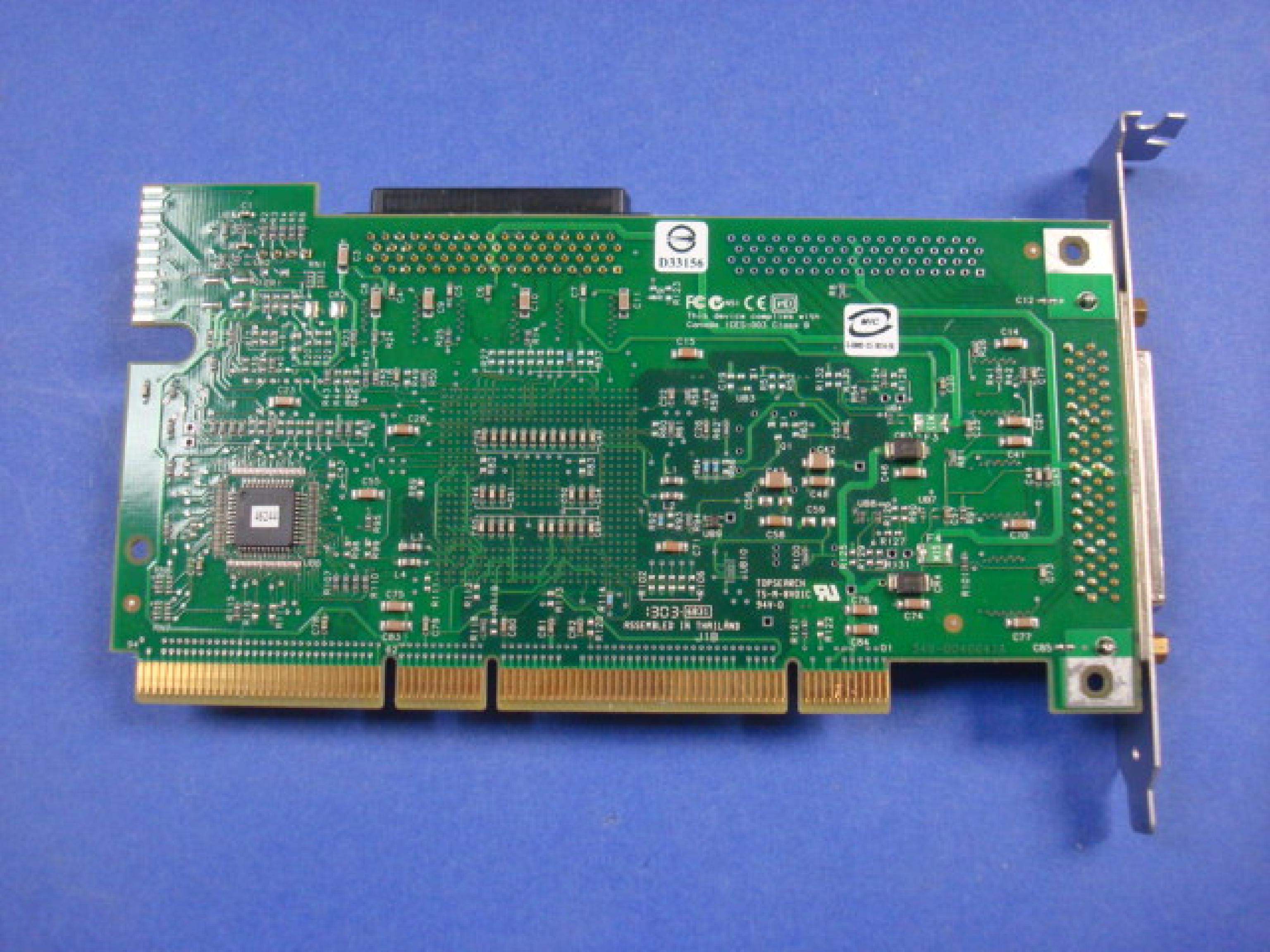 LSI LOGIC 348-0046663D SINGLE CHANNEL ULTRA320 SCSI TO PCI-X PCI ULTRA 320 CONTROLLER