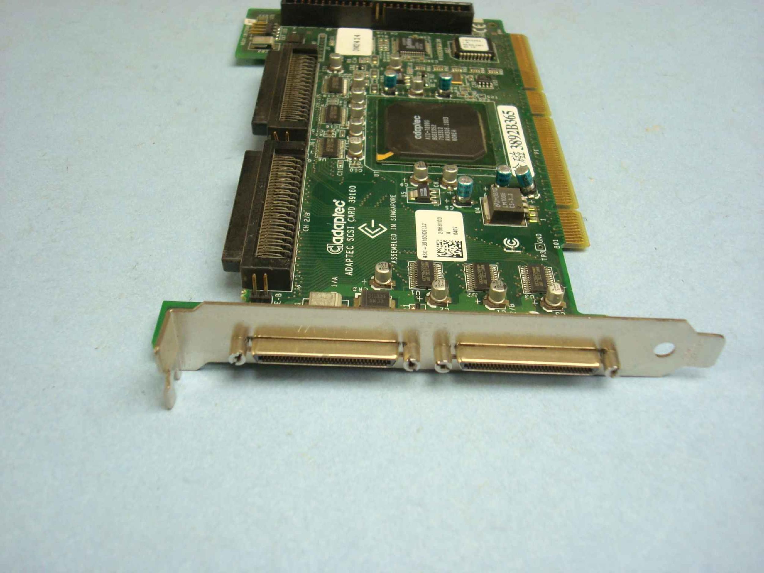 ADAPTEC 39160 64BIT PCI SCSI CARD