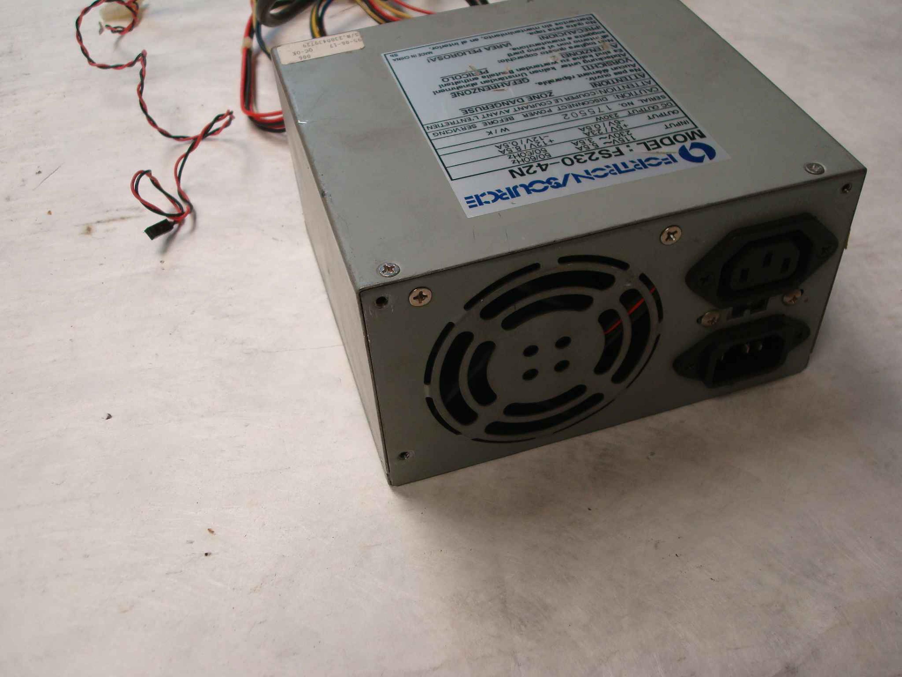 FORTRON SOURCE FS230-42N  230W POWER SUPPLY