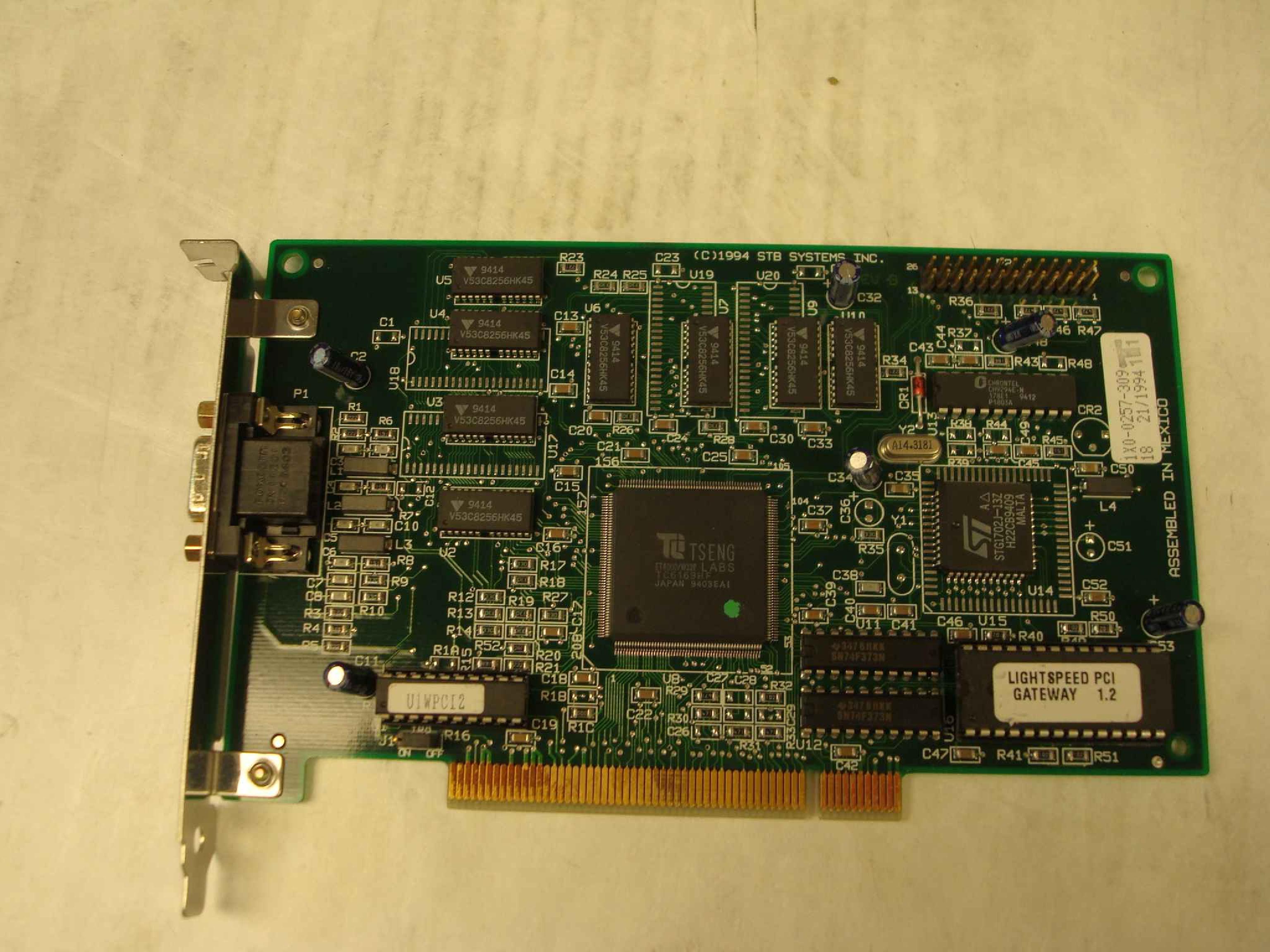 STB SYSTEMS INC 2300523 LIGHTSPEED TSENG LABS ET4000/W32P