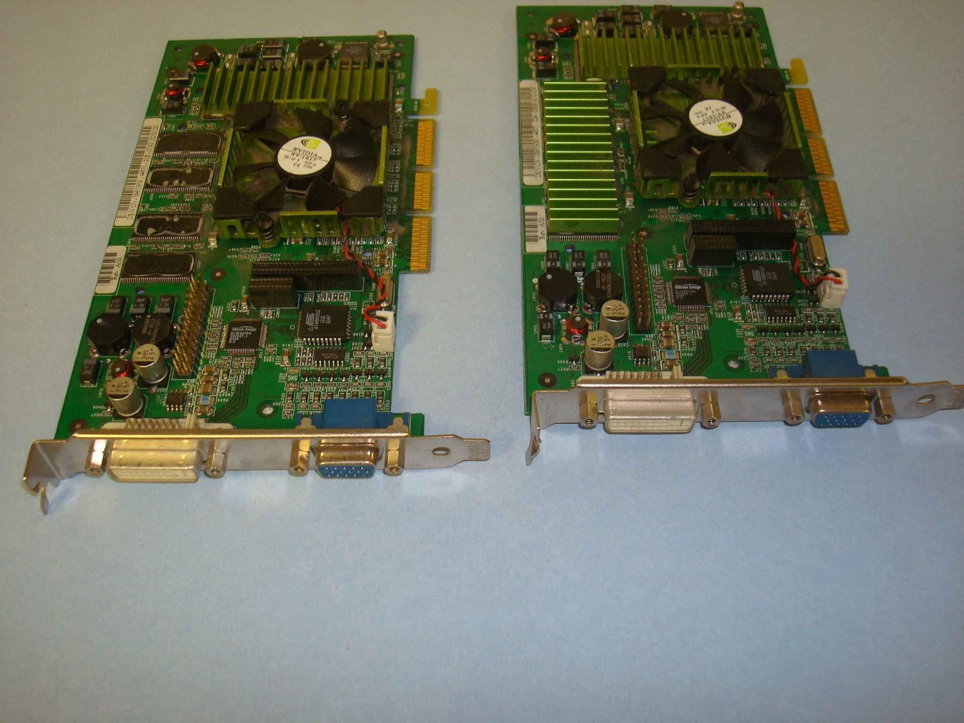 NVIDIA 096VHW-44571 128MB AGP VIDEO CARD WITH VGA AND DVI OUTPUTS