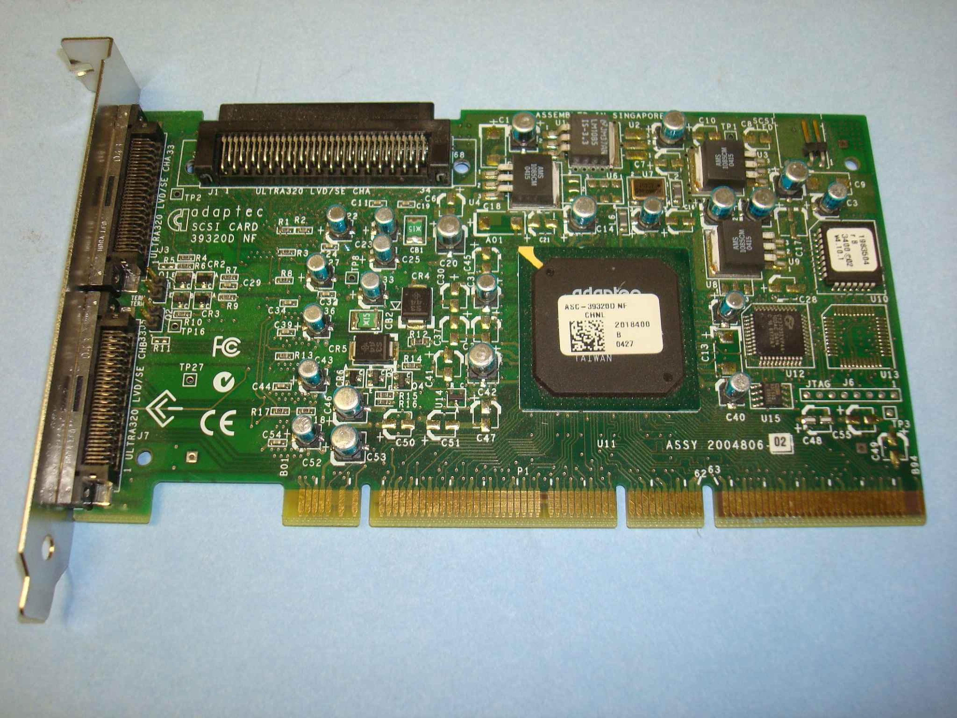 ADAPTEC ASC-39320D NF 64 BIT PCI SCSI CONTROLLER LVD/SE