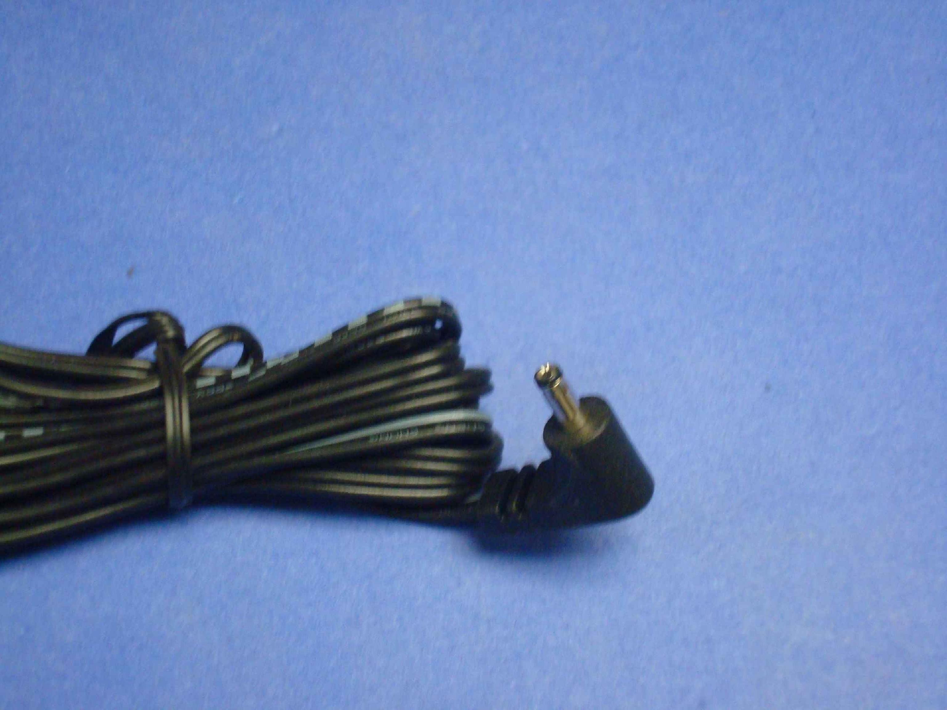 SYMBOL 50-14000-008 5.2V DC 650MA AC ADAPTER WITH BARREL CONNECTOR, OD: 3.4MM, ID: 1.23MM, POSITIVE OUTSIDE 5.2VDC 650MA, 6FT CABLE OD:3.5MM, ID:1.20MM, WALL STYLE, NEGATIVE POLE