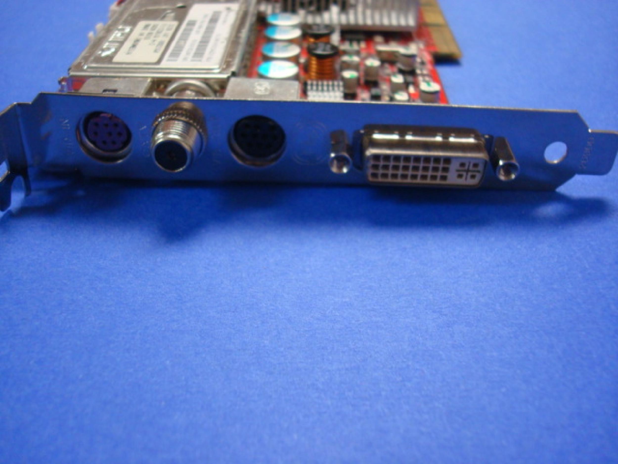ATI 109-95700-10 AIW RADEON 9800 PRO 128MB AGP VIDEO CARD WITH DVI VIDEO-IN VIDEO-OUT AND CAT-TV PORTS