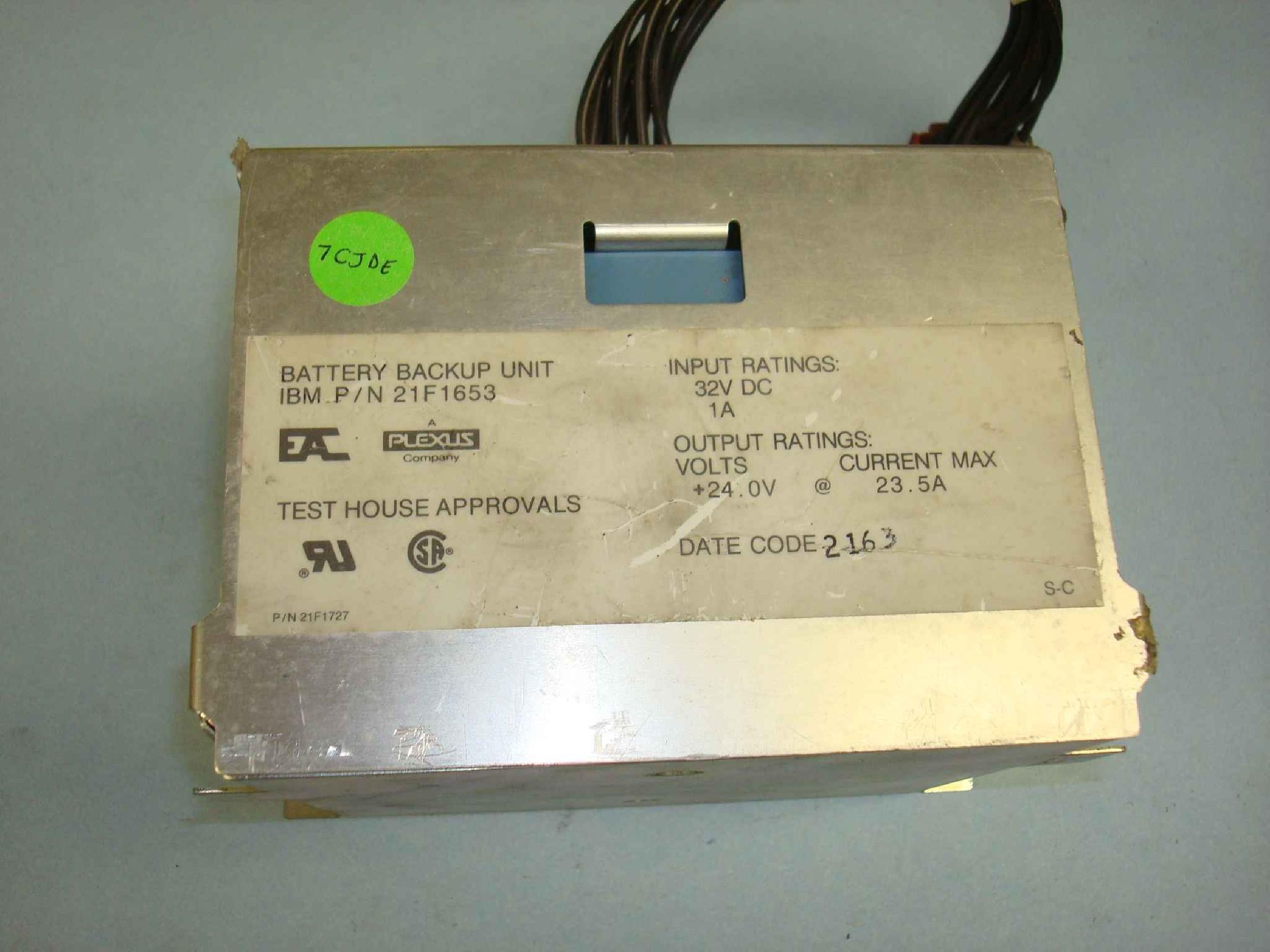 IBM 21F1653 BATTERY BACKUP UNIT