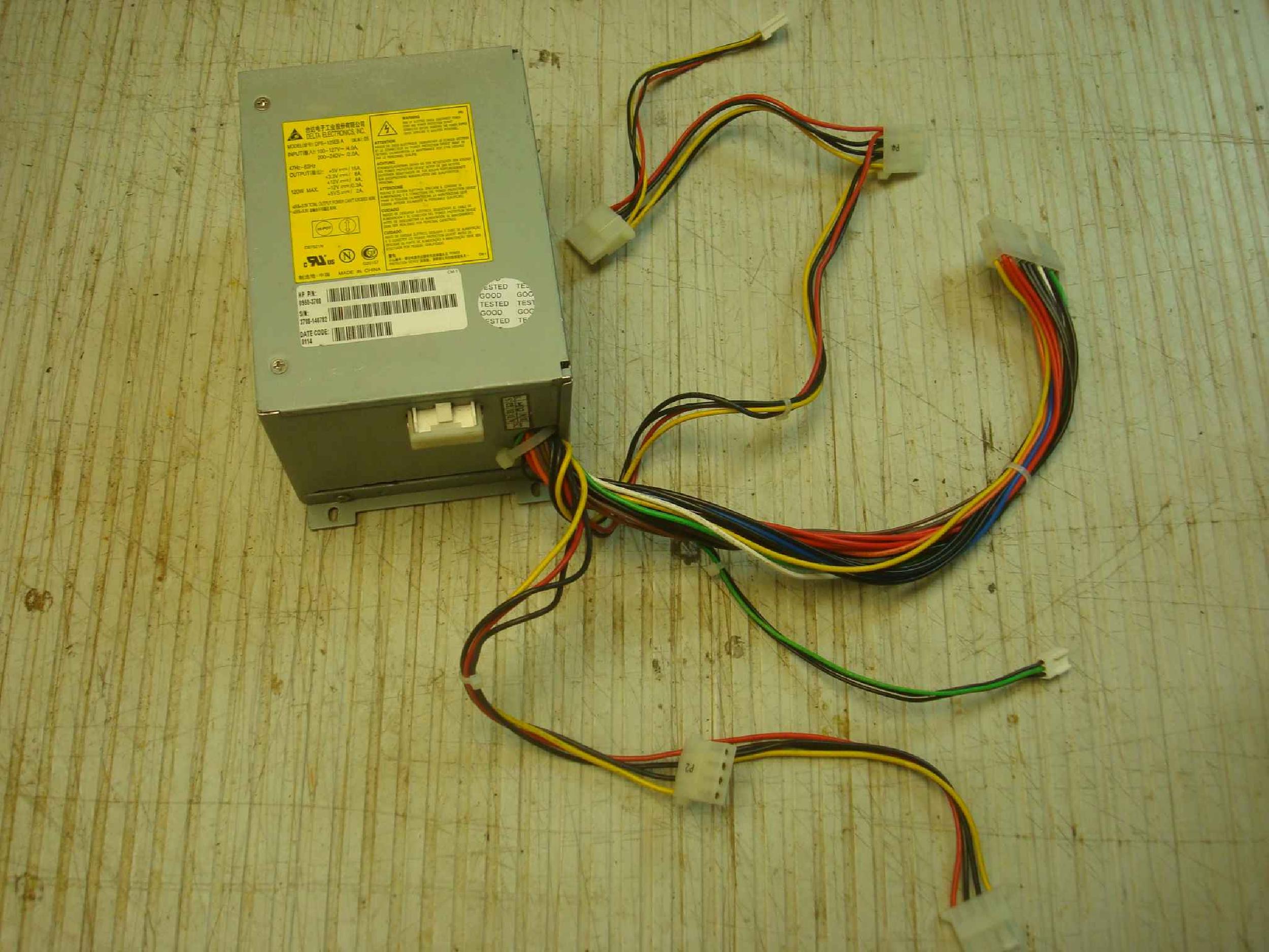 DELTA ELECTRONICS DPS-125EBA ATX 120W WATT POWER SUPPLY