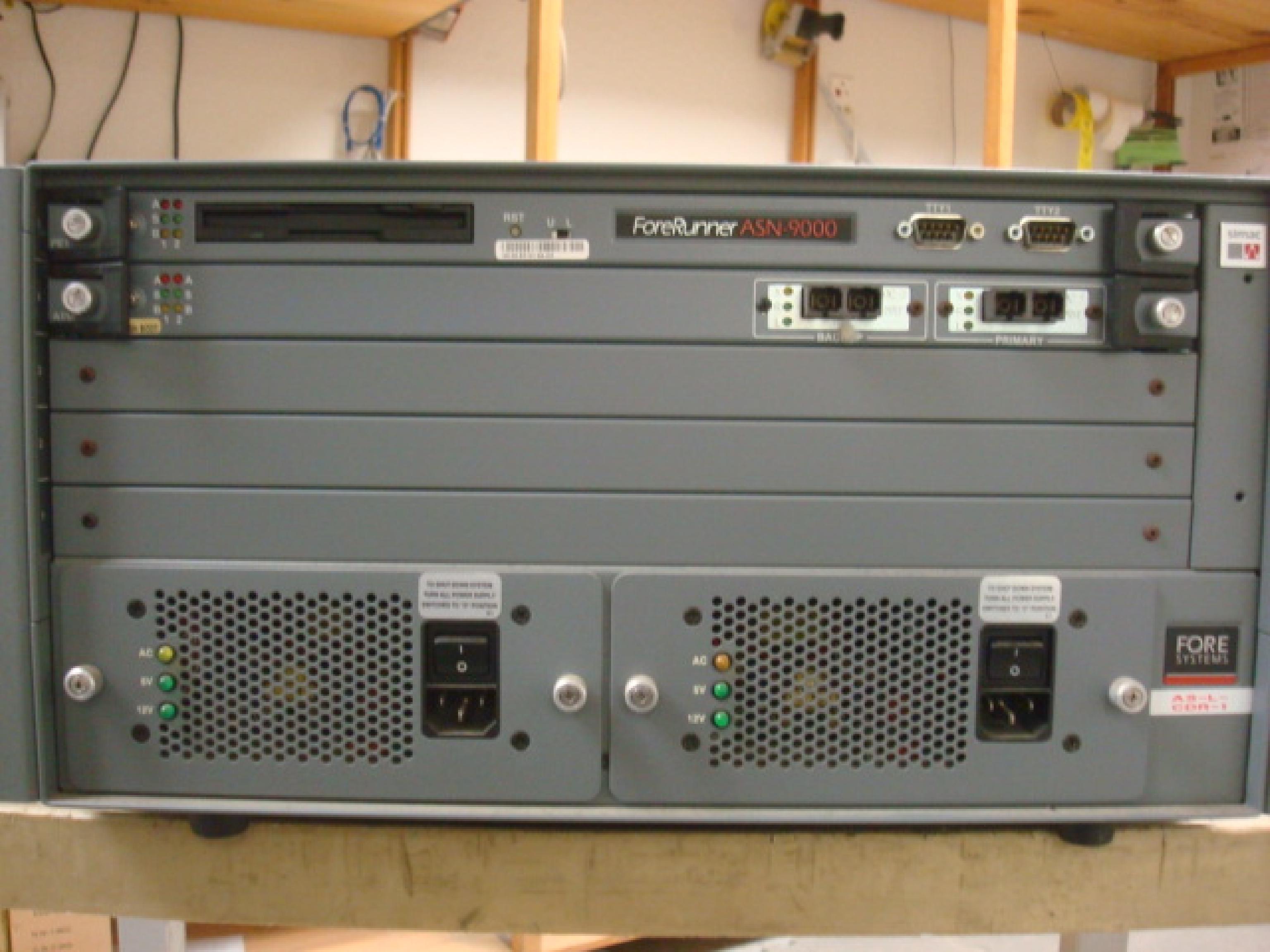 FORE SYSTEMS ASN-9000 ATM SERVICES NODE