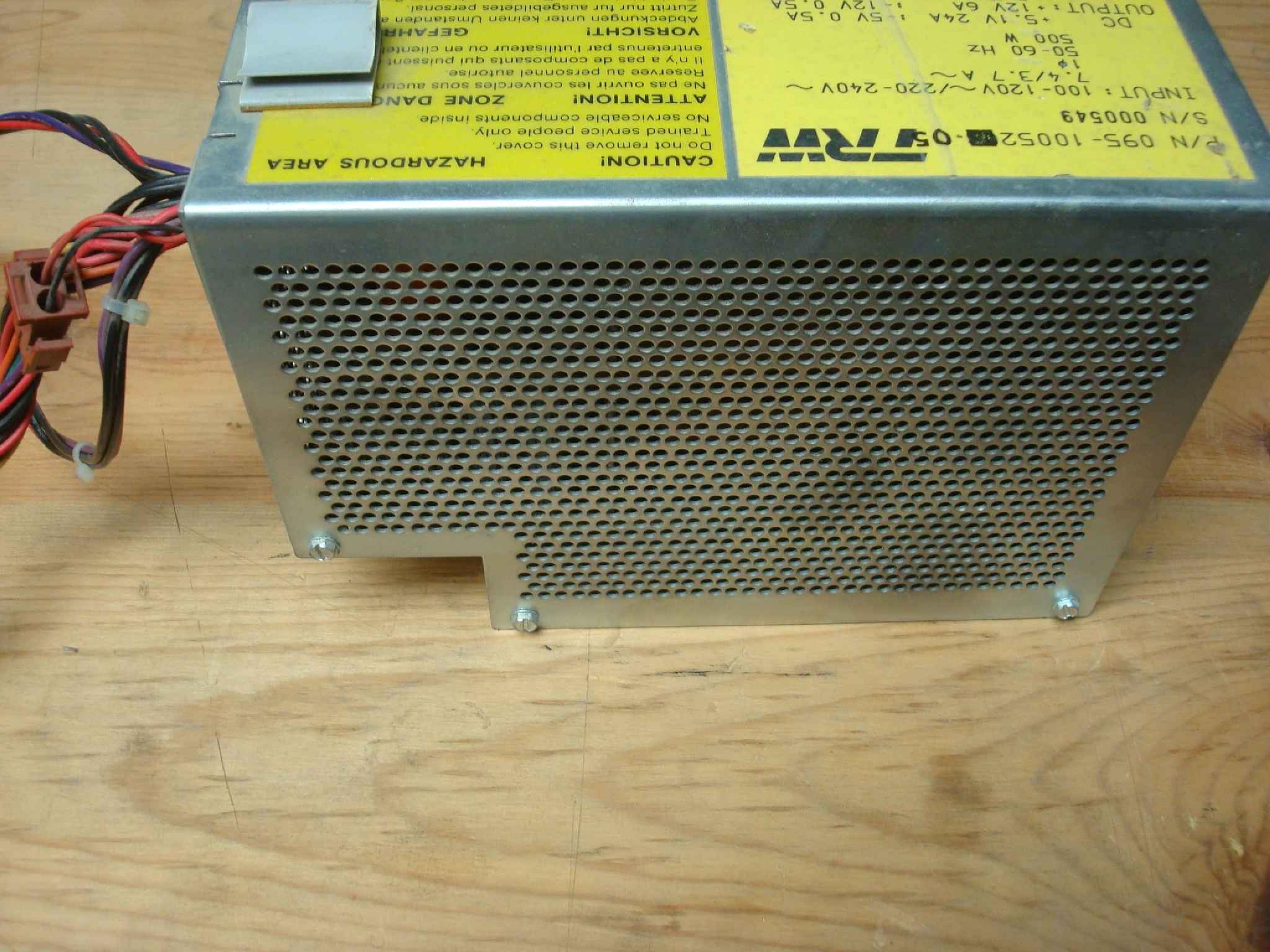 TRW 095-10052 500 WATT POWER SUPPLY