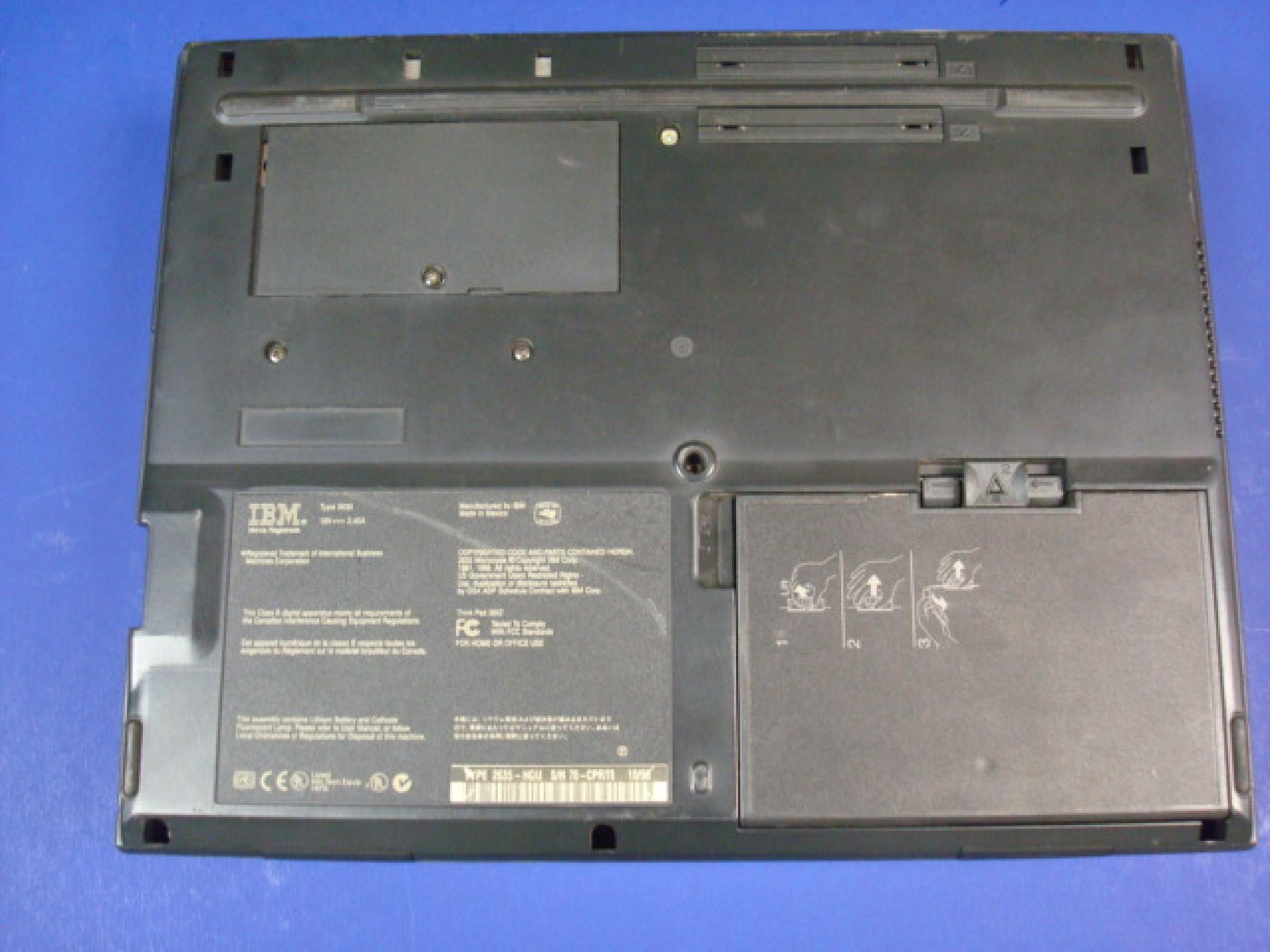 IBM 2635-HGU THINKPAD 380Z 64MB RAM 8GB HARD DRIVE CD