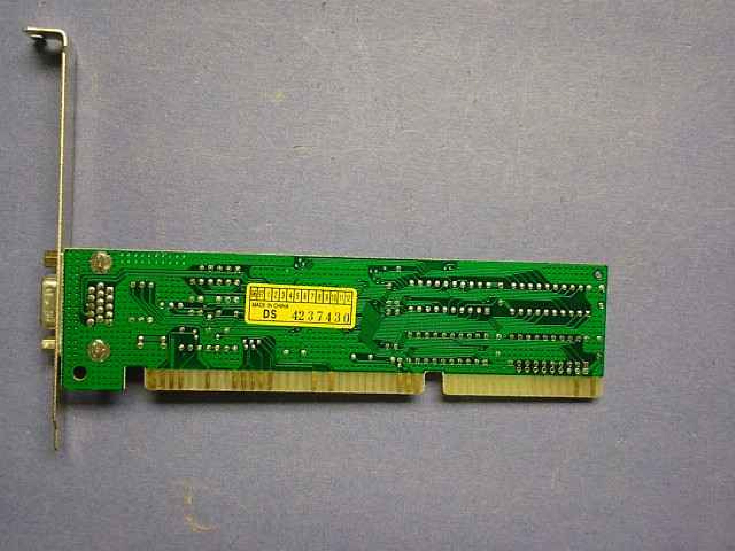 REALTEK RTVGA-V21-004 ISA VIDEO CARD 256K RTG3105IEH