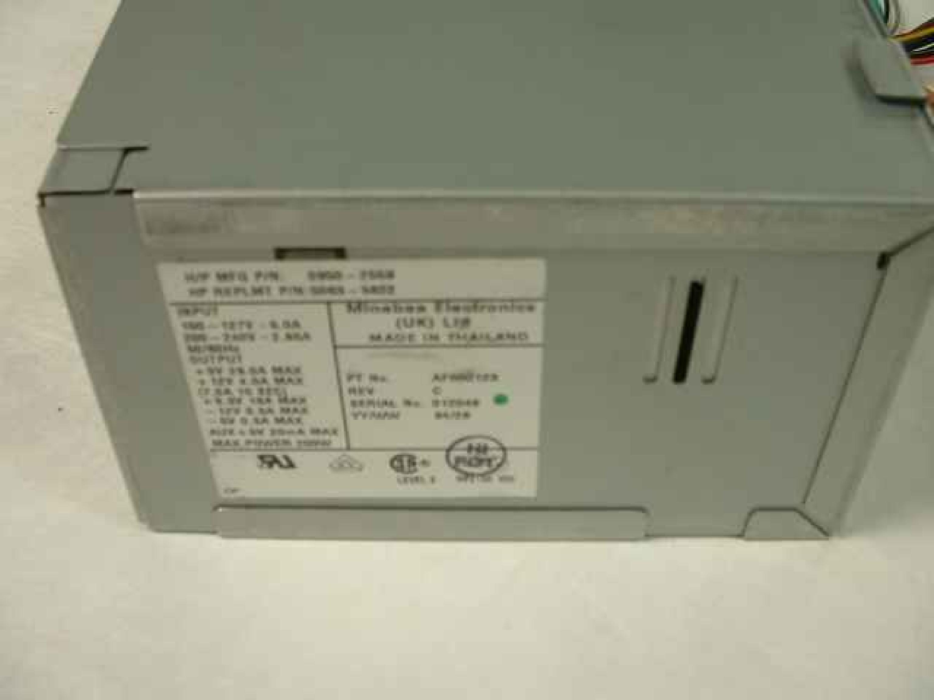 MINEBEA ELECTRONICS LTD 5063-5622 200W AT POWER SUPPLY