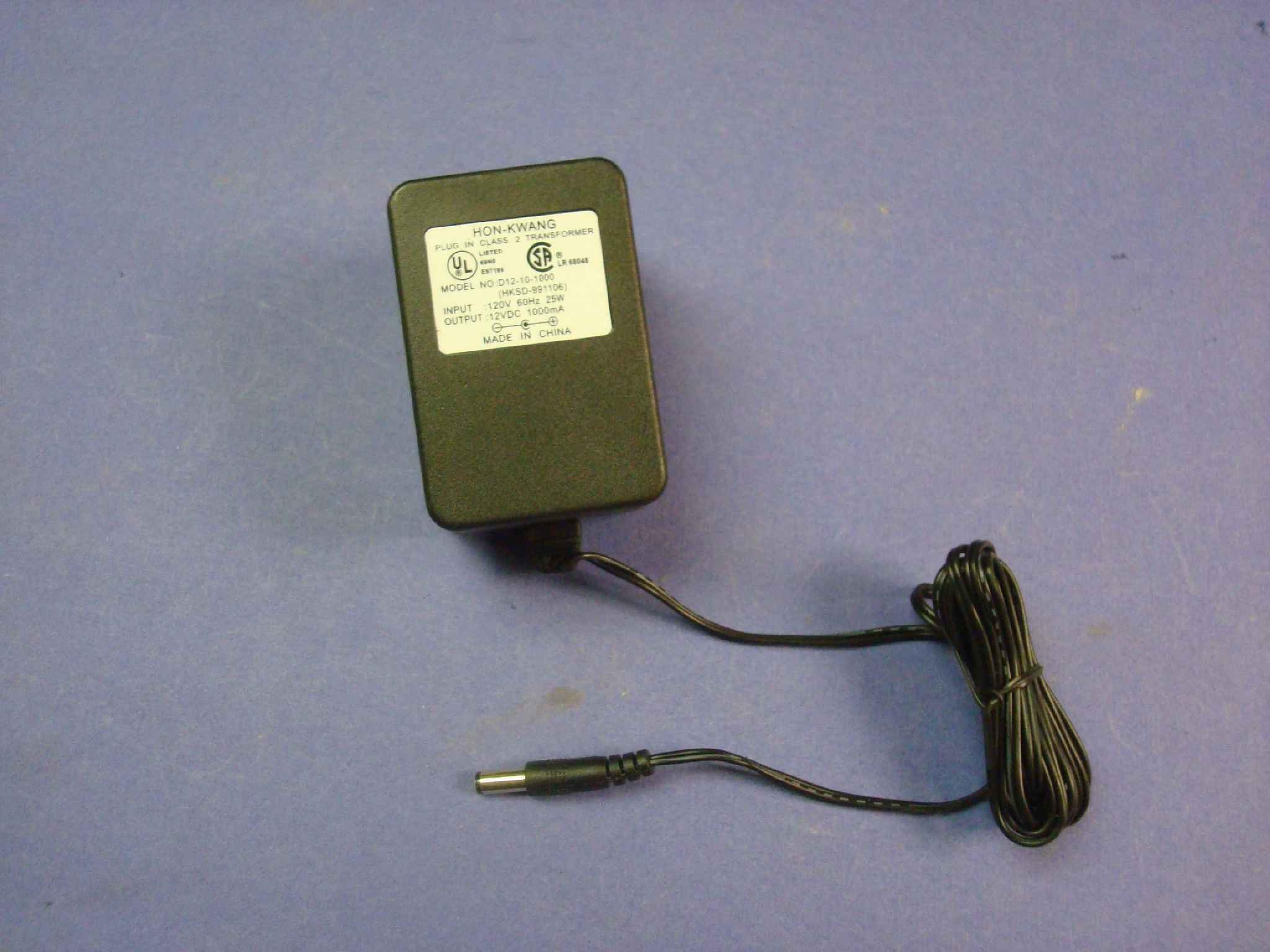 HON KWANG HKSD-991106 AC ADAPTER 12V DC 1000MA