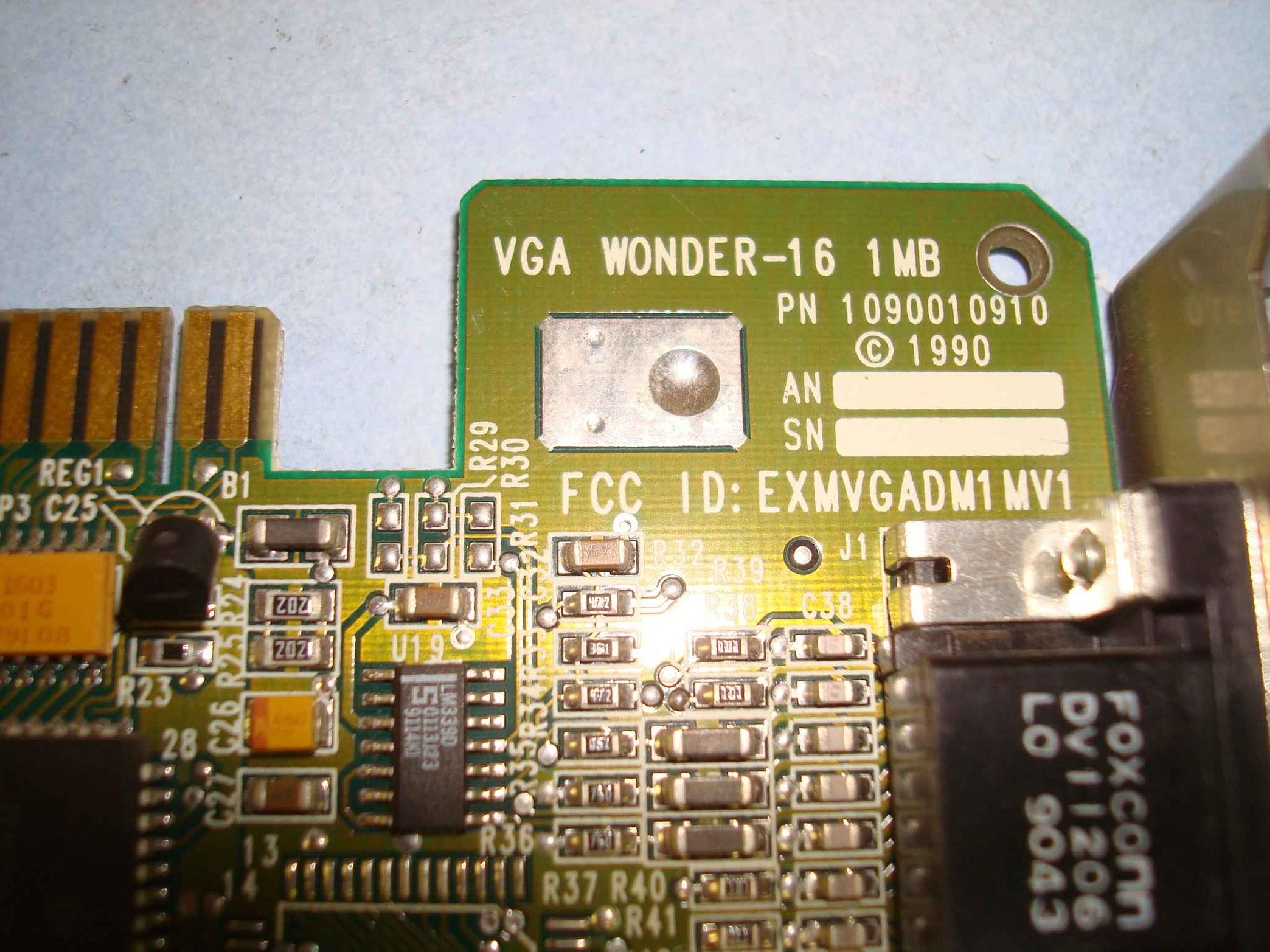 ATI 1047210903 VGA WONDER-16 1MB