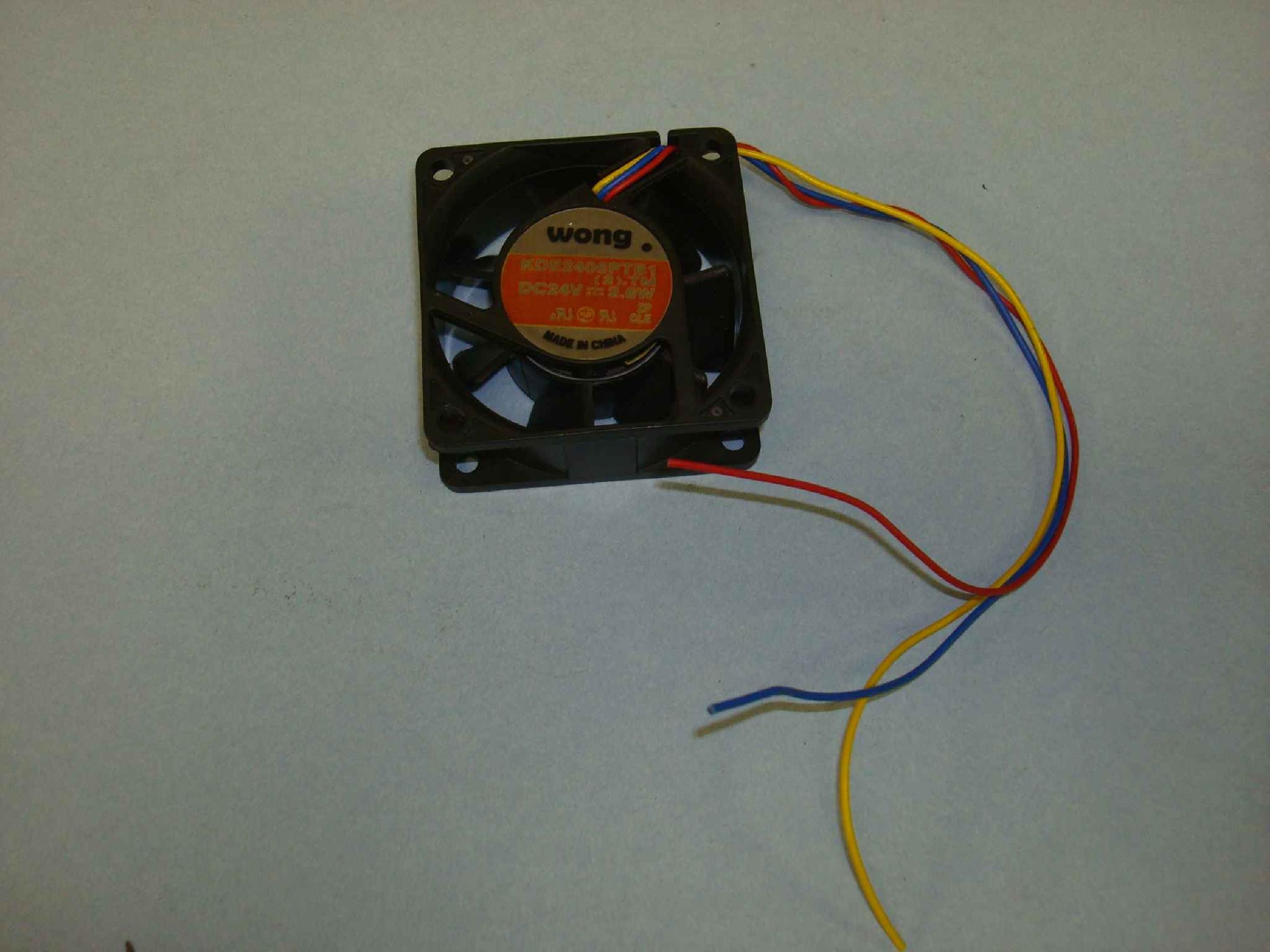 SUNON KDE2406PTB1 FAN 24V DC 2.6W 60MM BY 25MM THREE WIRES, 3 INCH CABLE NO CONNECTOR