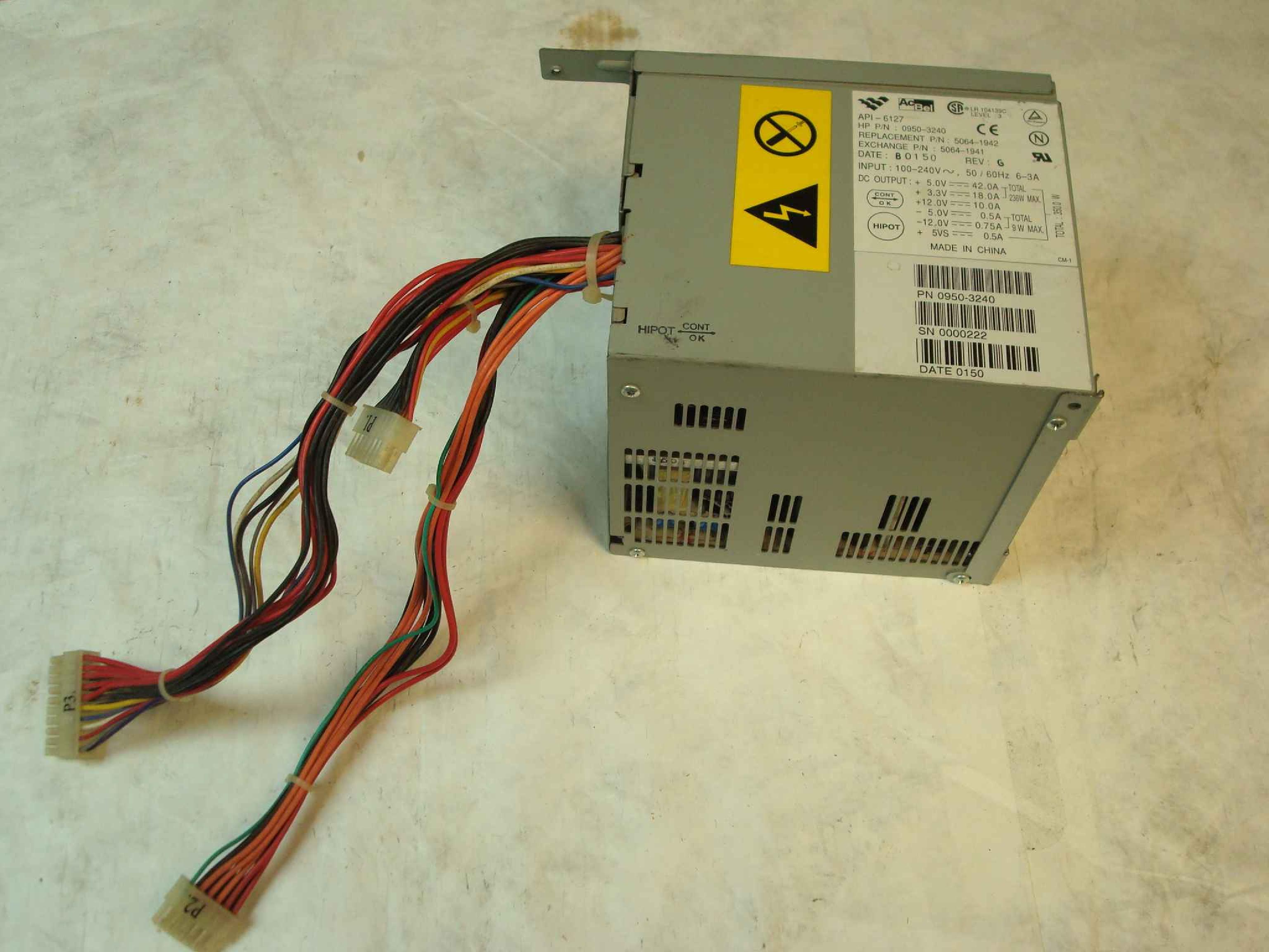 ACBEL API-6127 ATX POWER SUPPLY