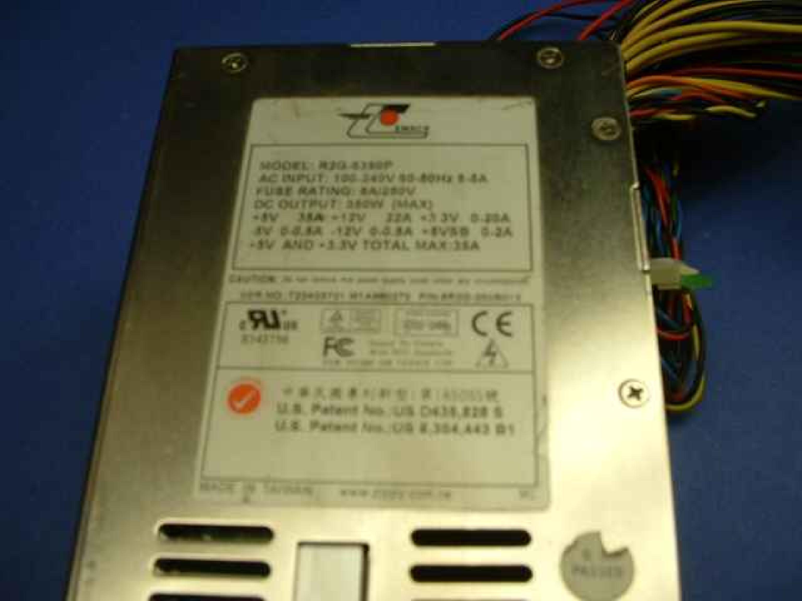 EMACS / ZIPPY / US POWER / CALIFORNIA PC PRODUCTS R2G-6350P HOT SWAP POWER SUPPLY CHASIS ONLY