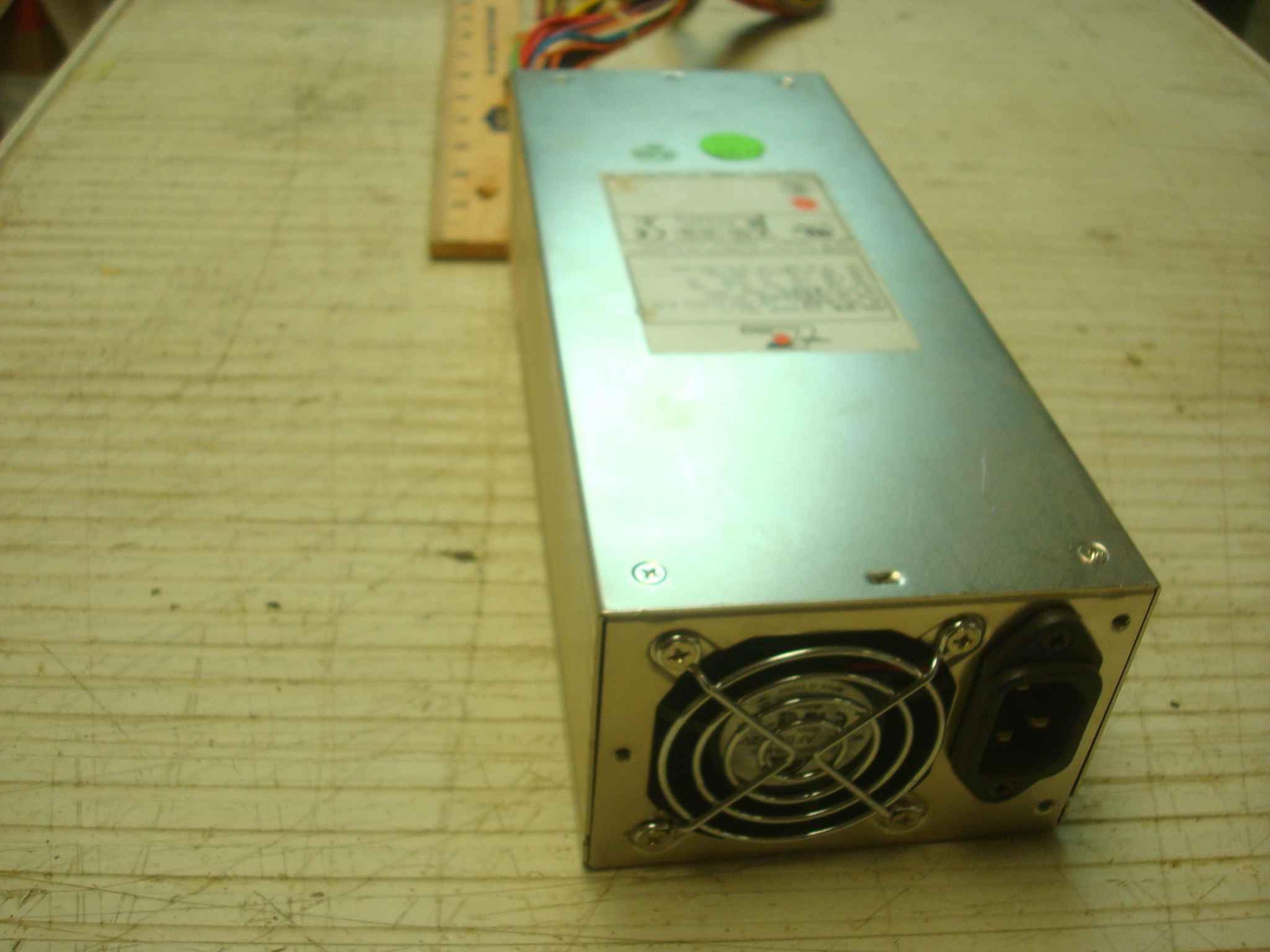 EMACS / ZIPPY / US POWER / CALIFORNIA PC PRODUCTS P2G-6460P 460 WATT ATX POWER SUPPLY SIZE