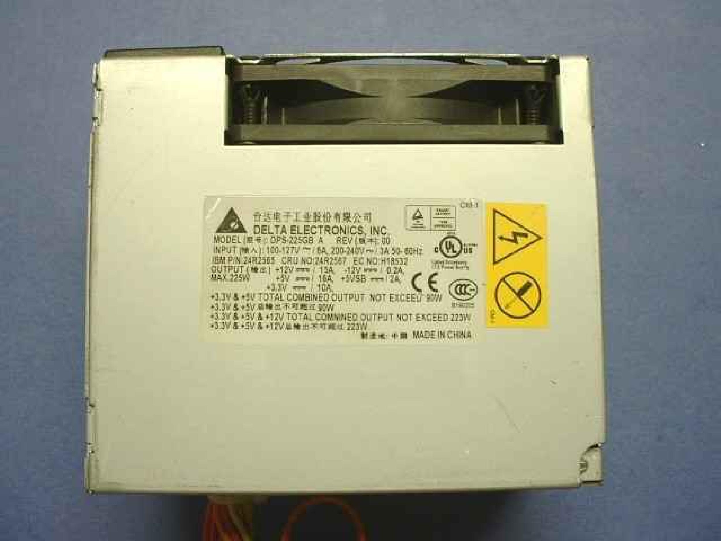 DELTA ELECTRONICS DPS-225GBA 225 WATT ATX POWER SUPPLY FOR THINK CENTRE