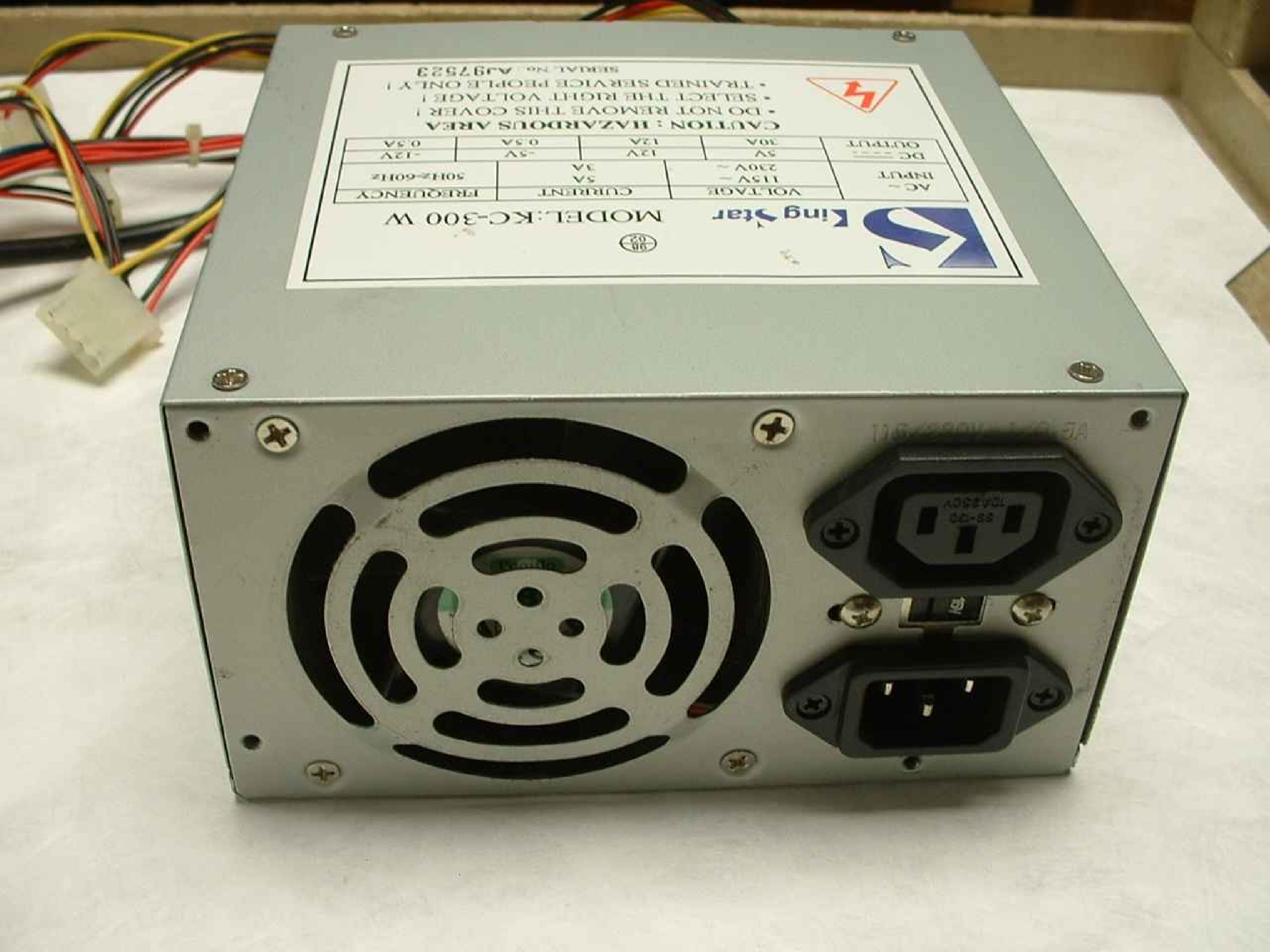 KING STAR KC-300W CLONE 300W AT POWER SUPPLY WITH REMOTE SWITCH