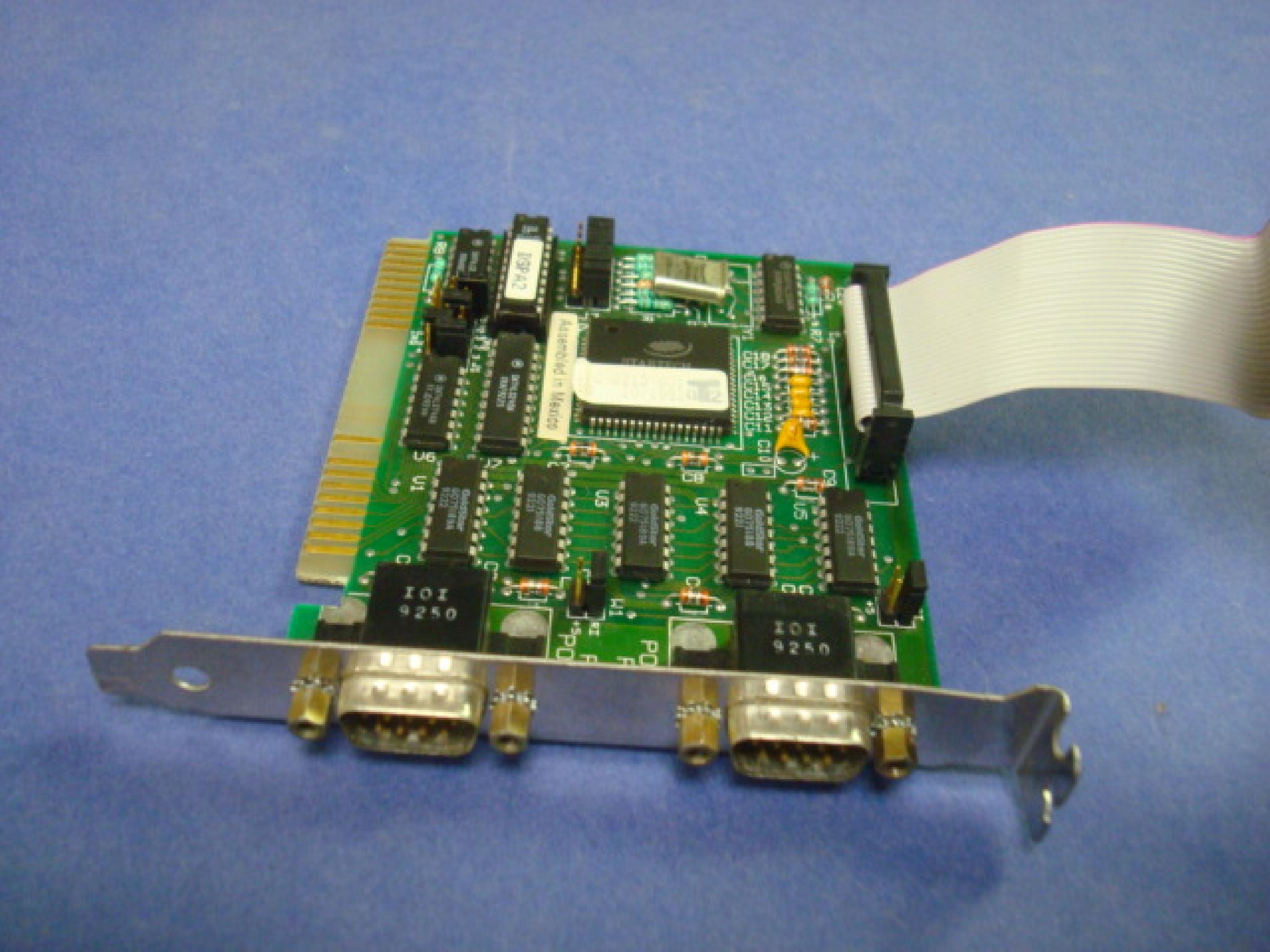 STB SYSTEMS INC 1X0-0213-001 REPLACEMENT 8BIT ISA DUAL SERIAL CARD RS232 9PIN, WITH PARALLEL PRINTER PORT