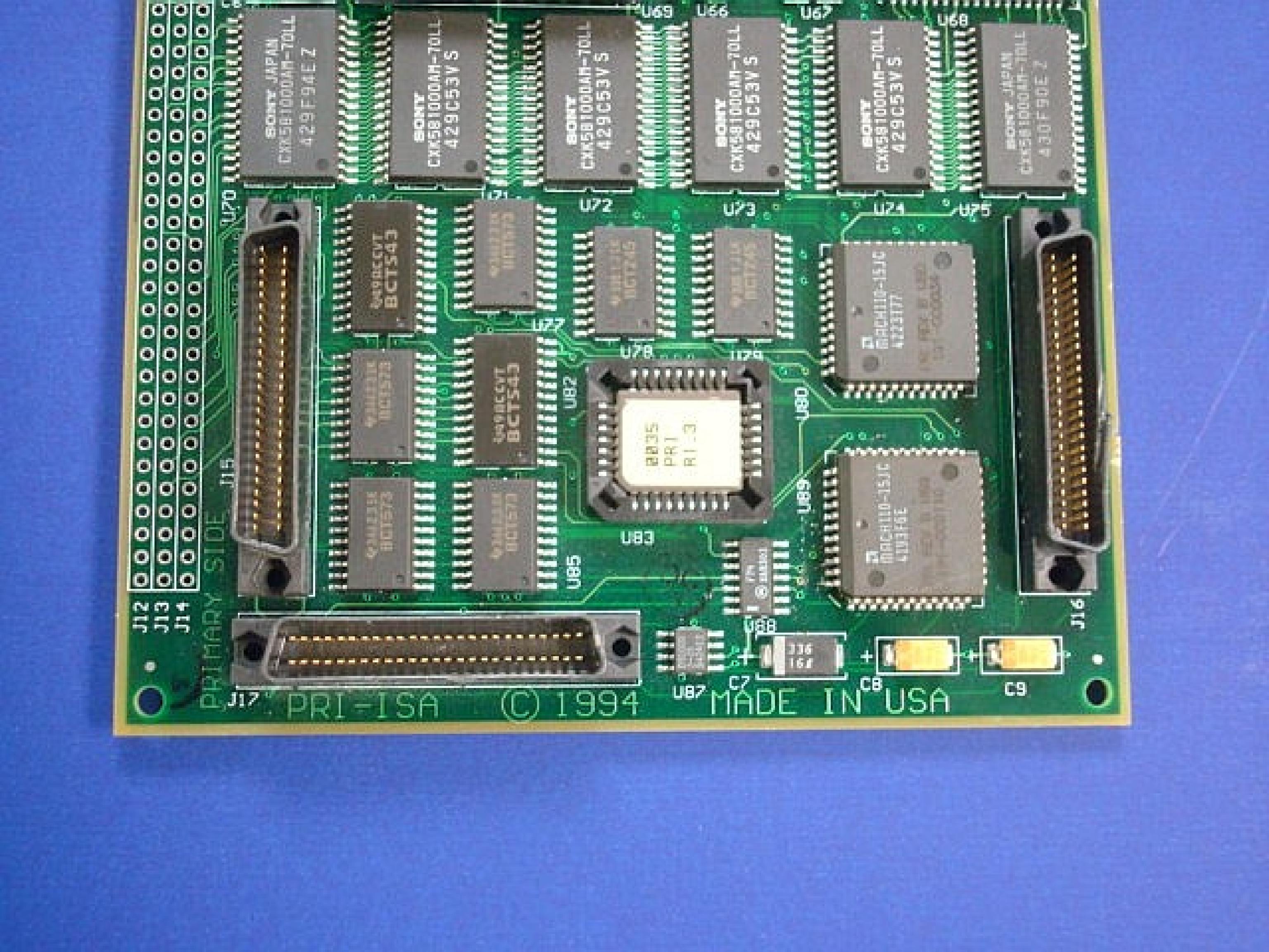 NETACCESS / XIRCOM / BROOKTROUT TECHNOLOGY INC. / INTEL 160-000939 2 PORT ISA T1 CARD, NEEDS REPAIR REFURBISHED 160000939 2-PORT CARD