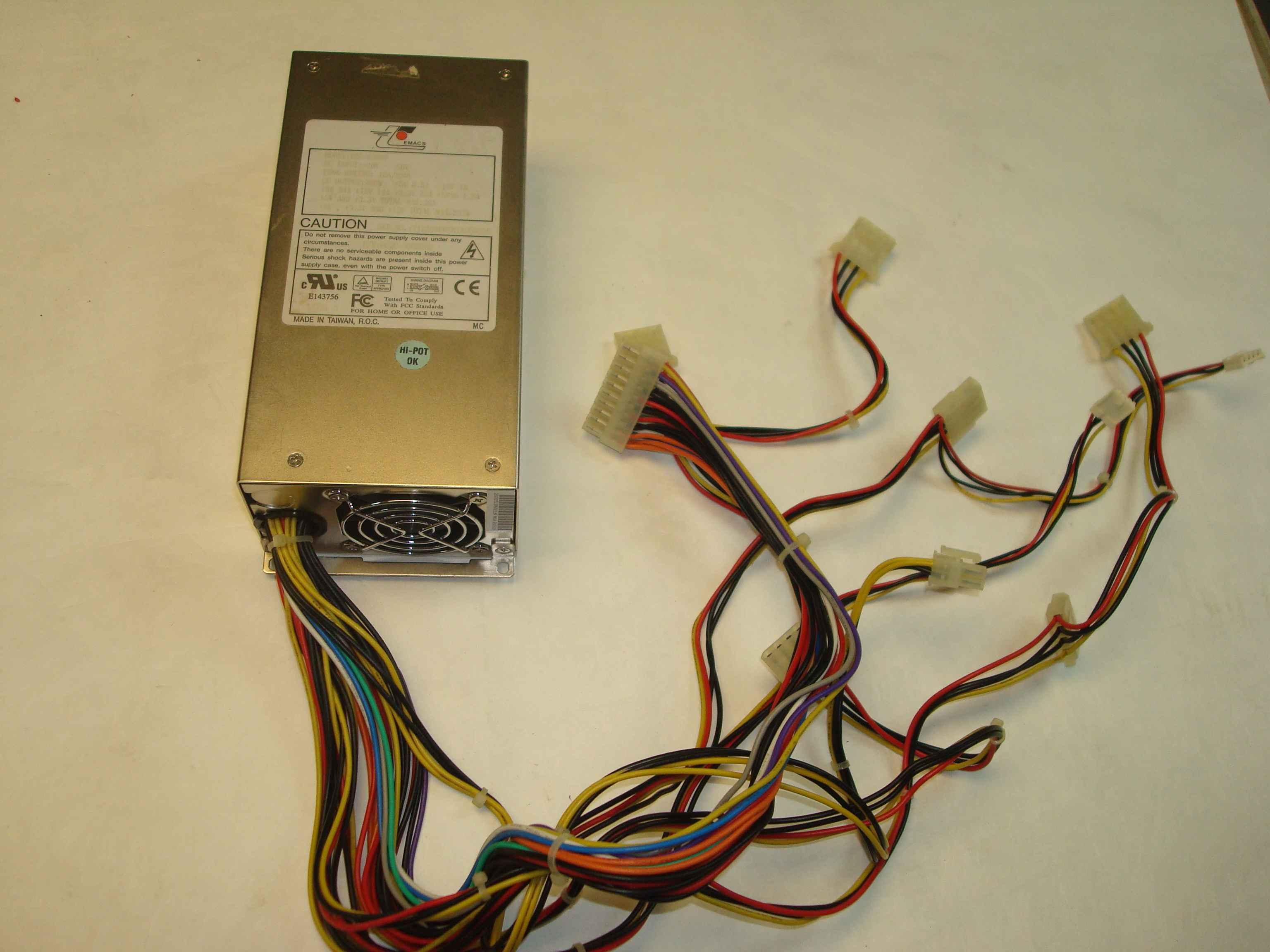 EMACS / ZIPPY / US POWER / CALIFORNIA PC PRODUCTS D2U-6300F 300 WATT POWER SUPPLY