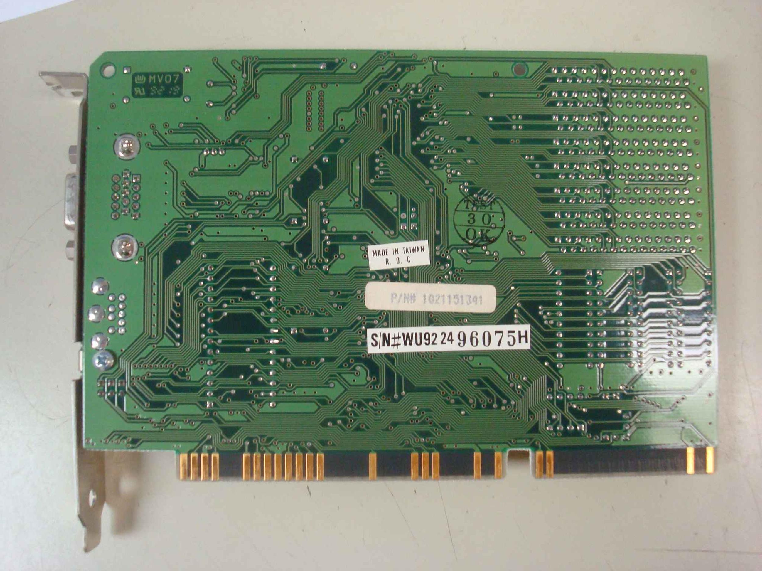 ATI 1090011541 EQUIVALENT 28800-6 VGA CARD 16BIT ISA