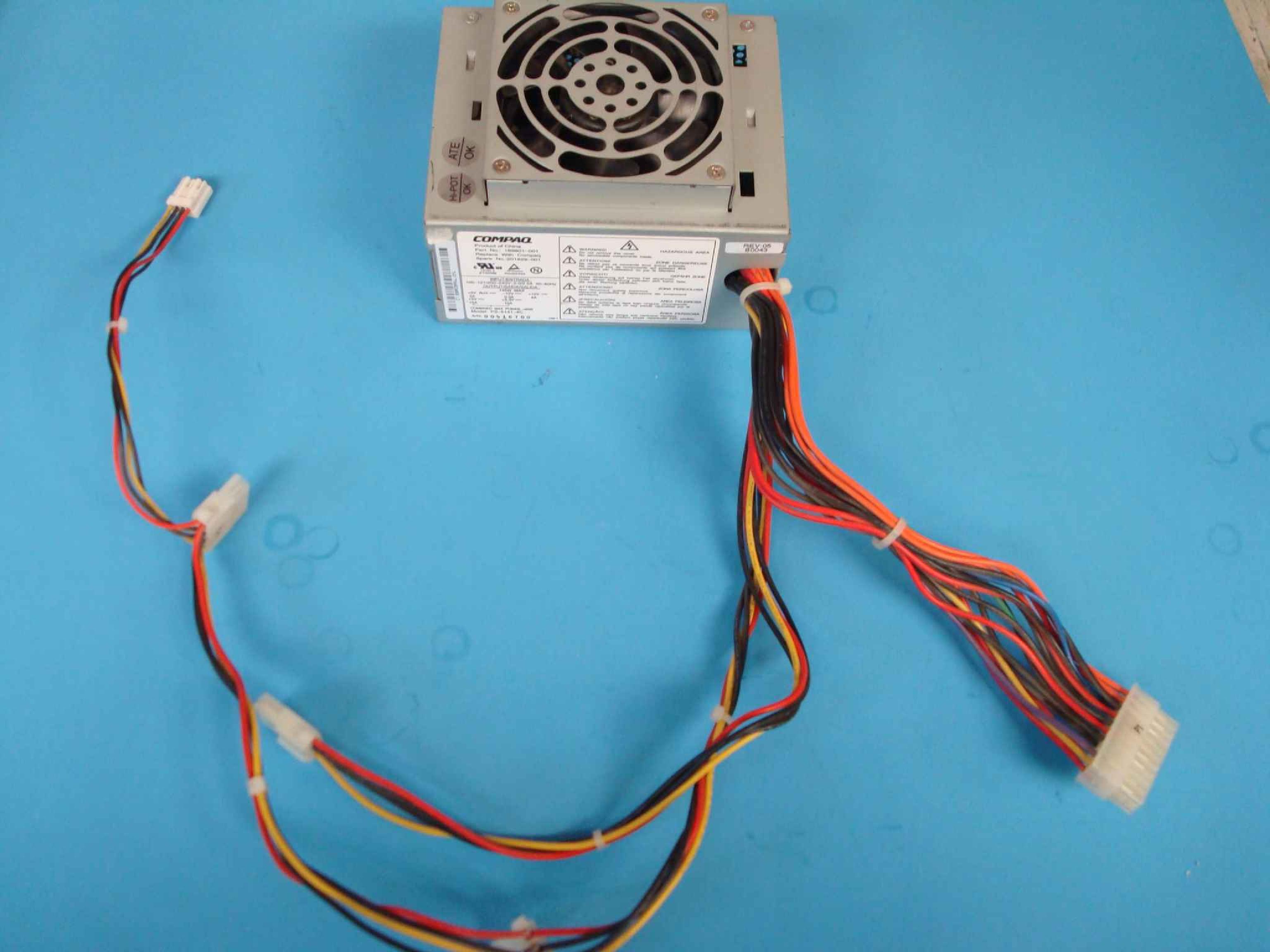 COMPAQ / HEWLETT PACKARD / HP 189801-001 145W ATX POWER SUPPLY