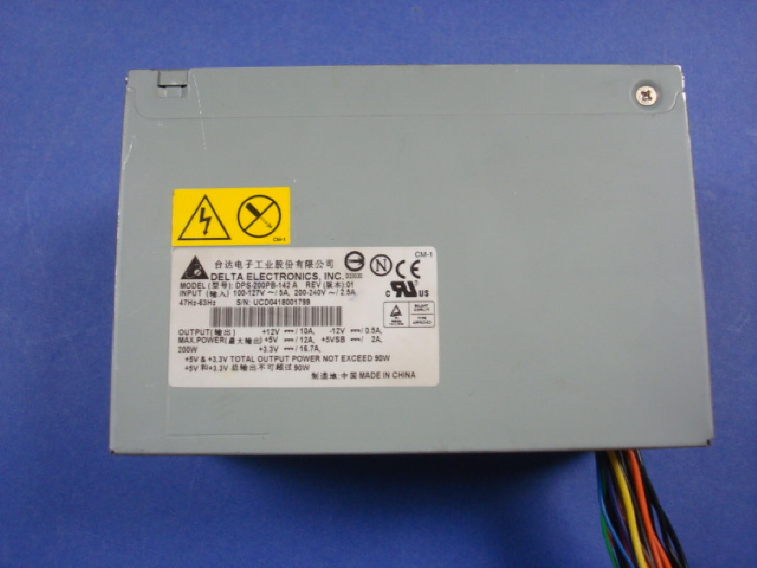 DELTA ELECTRONICS DPS-200PB-142A 200W ATX POWER SUPPLY