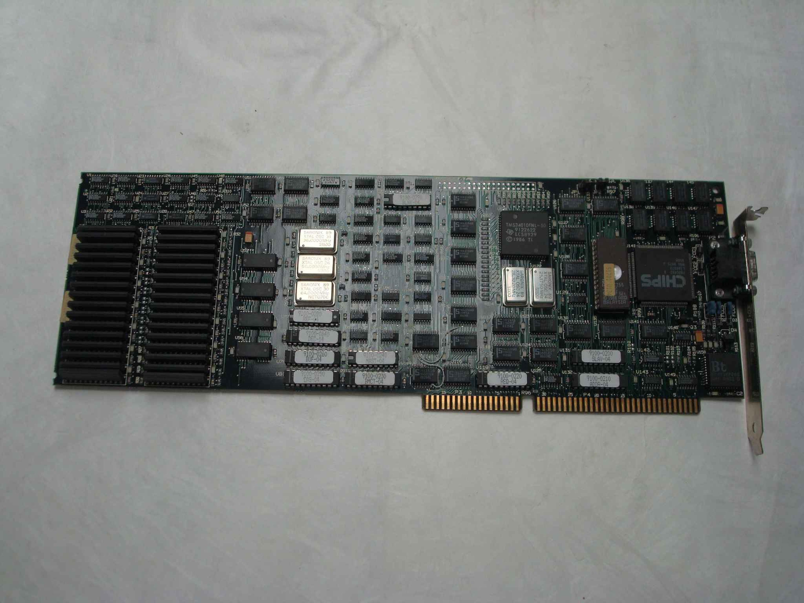 CHIPS AND TECHNOLOGIES 9800-0030 16BIT ISA VGA CARD CHIPS F82C451