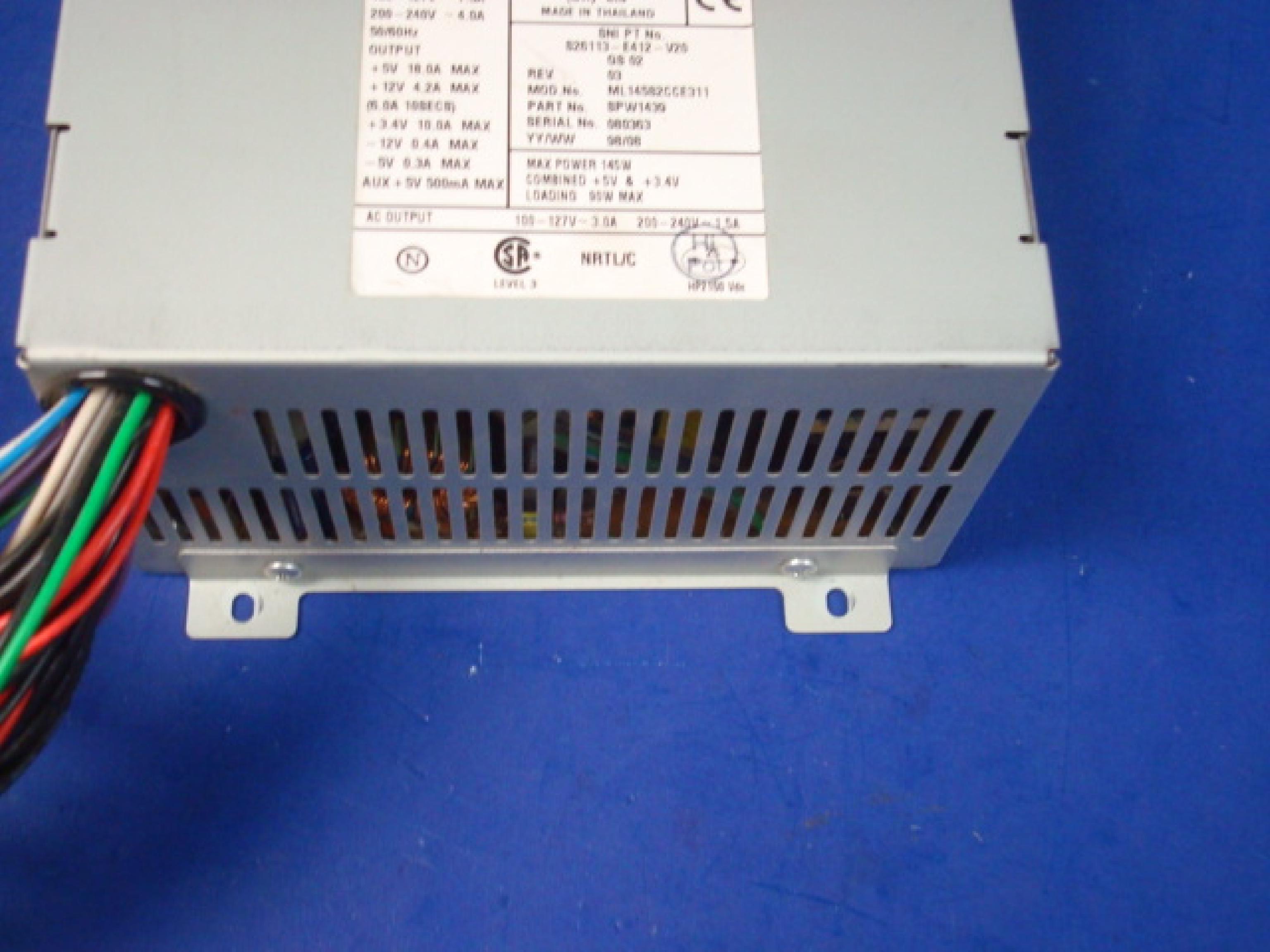 FUJITSU S26113-E412-V20 145W ATX POWER SUPPLY