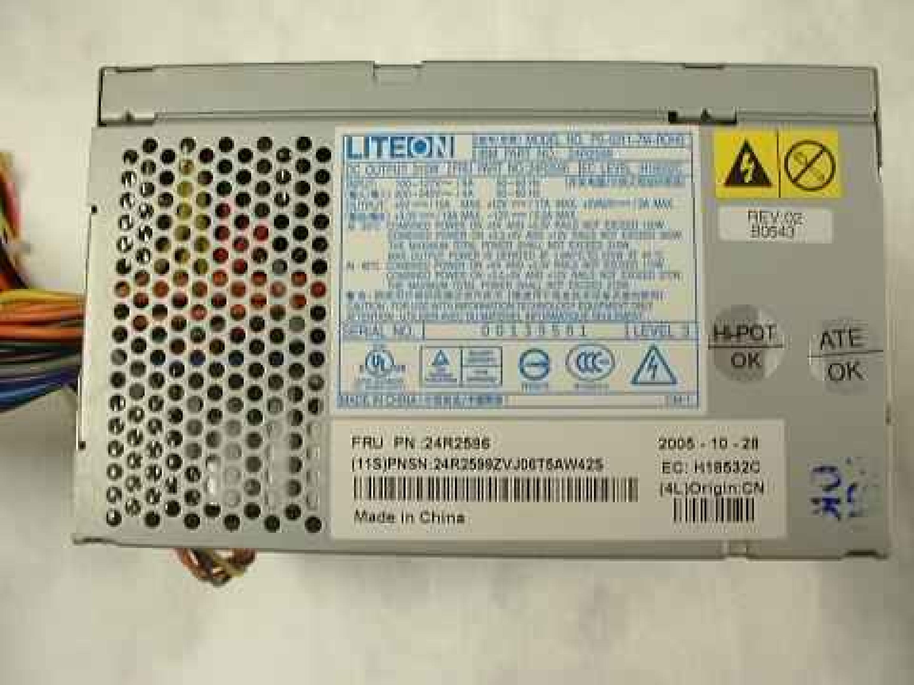 LITEON PS-5311-7M-ROHS 310 WATT POWER SUPPLY FOR THINKCENTRE