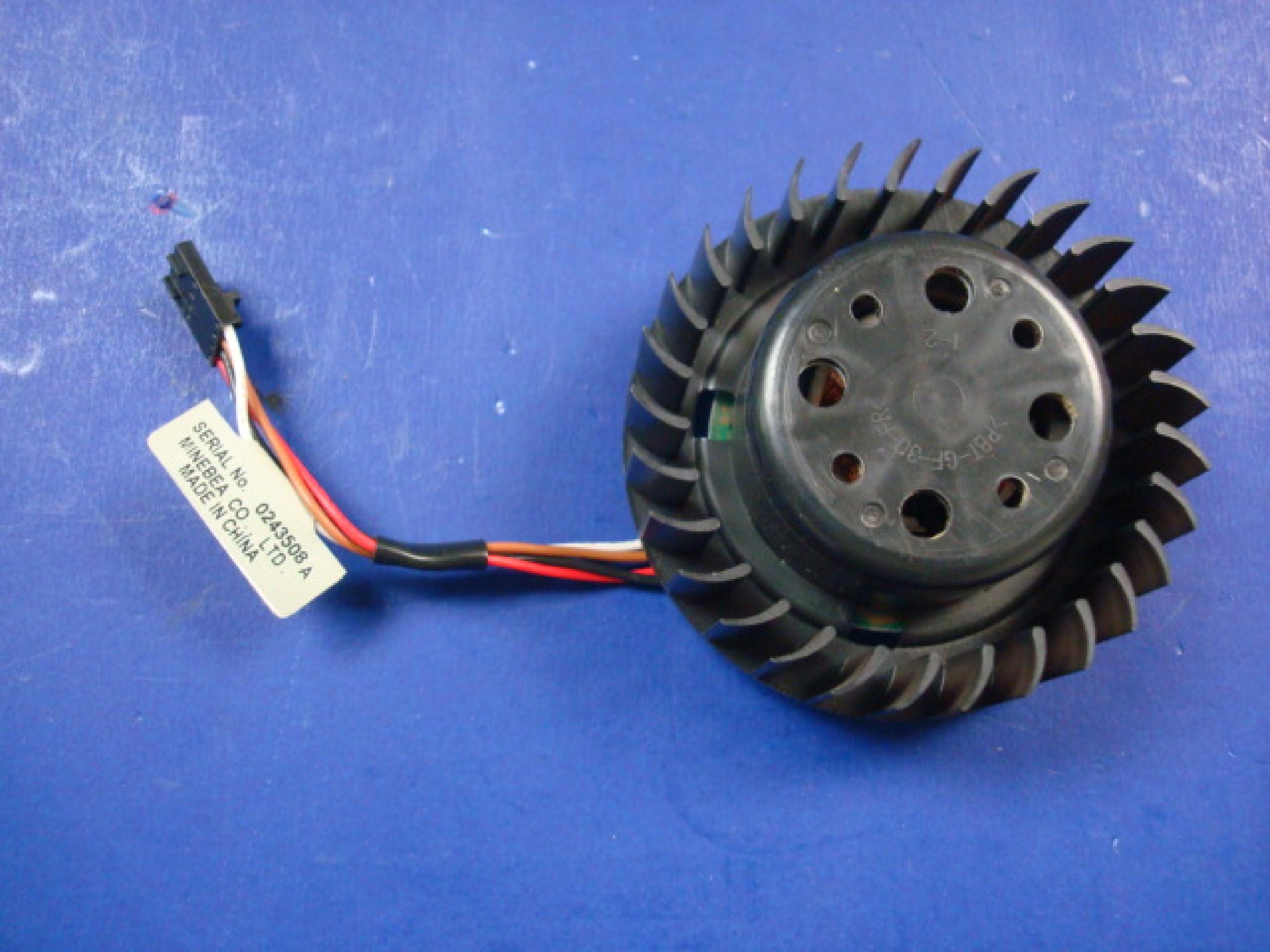 MINEBEA ELECTRONICS LTD 7041032 FAN 12V DC 1.75A WITH 4 INCH 4 WIRE CABLE WITH CONNECTOR