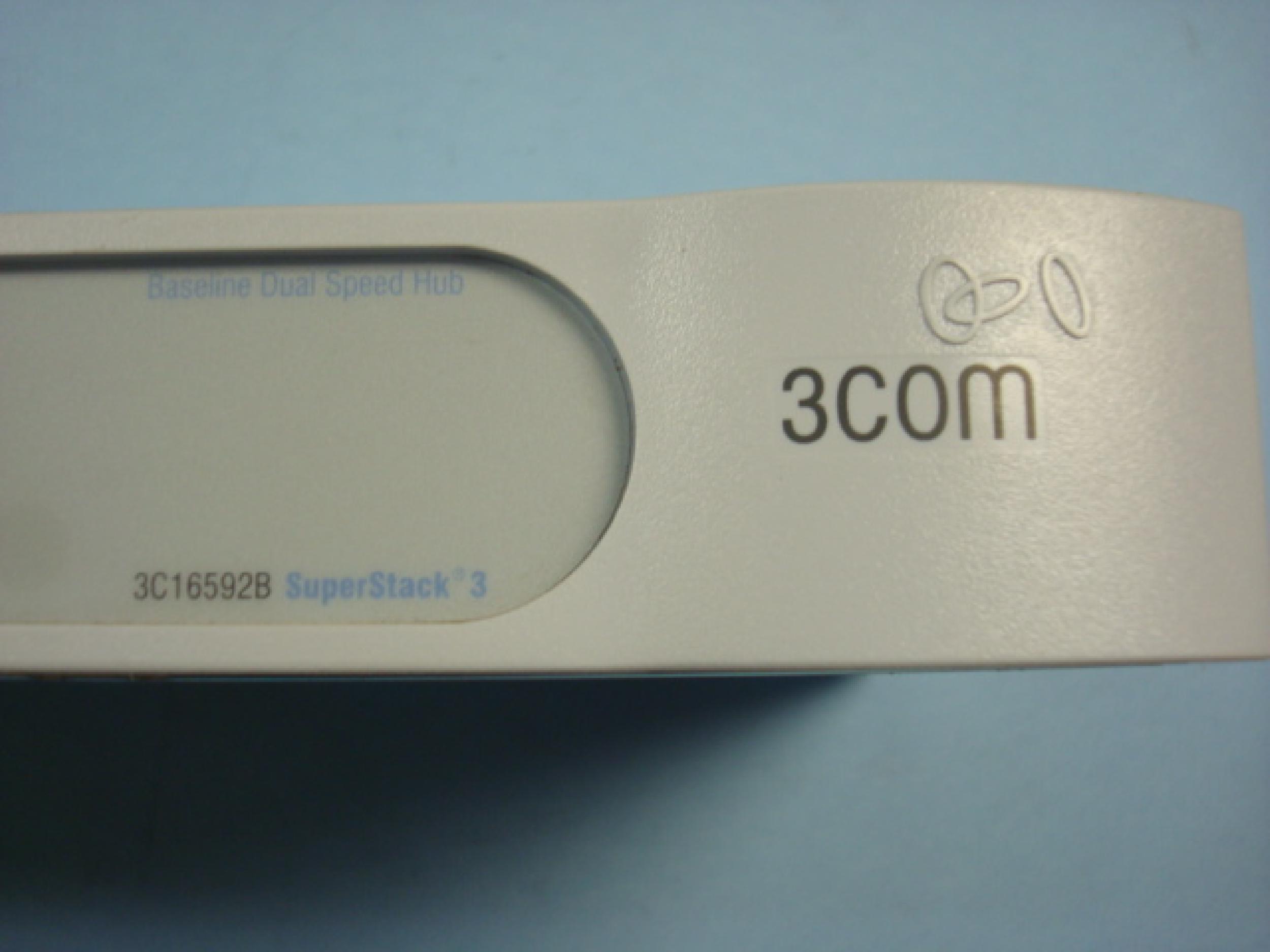 3COM / HP / HEWLETT PACKARD 1659-200-050-1.00 SUPERSTACK 3 BASELINE DUAL SPEED HUB 12 PORT ETHERNET 10/100