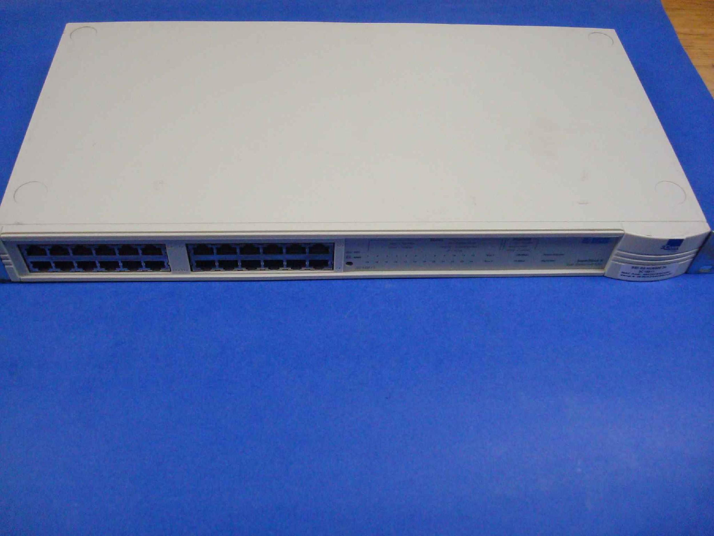 3COM / HP / HEWLETT PACKARD 1661-110-000-6.00 SUPERSTACK II, DUAL SPEED HUB 500, DSHUB500 12 PORT ETHERNET 10/100