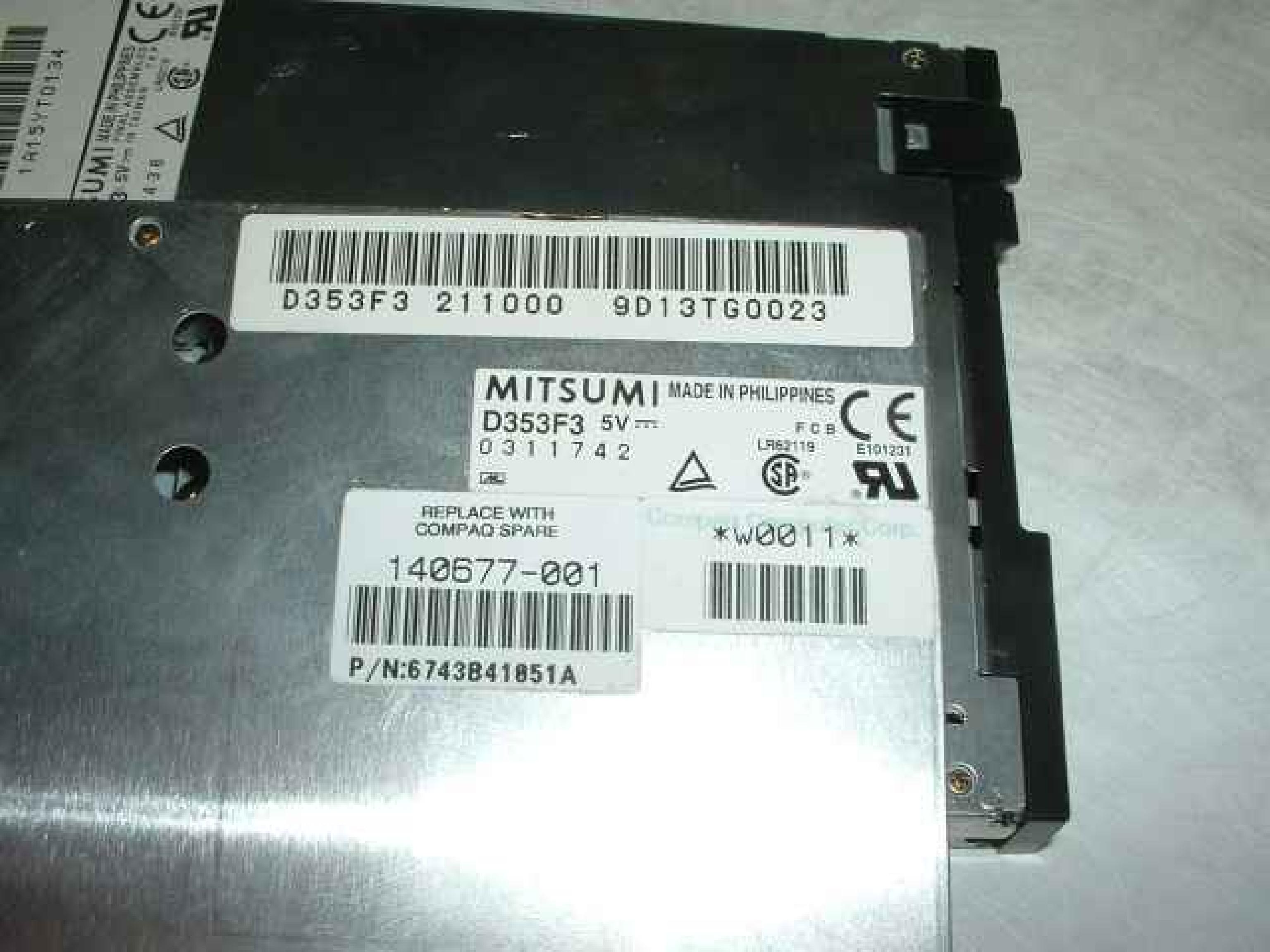 MITSUMI 5601051441 1.44MB FLOPPY DRIVE