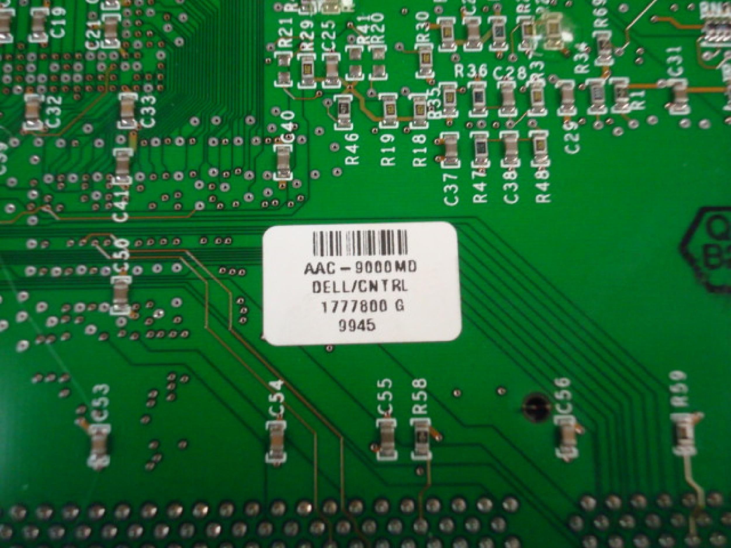 ADAPTEC AAC-9000MD DAUGHTER CARD BATTERIES AND CACHE MODULE FOR AAC-364/DELL2 W/ BATTERY PACK RAM SCSI RAID QUAD CONTROLLER