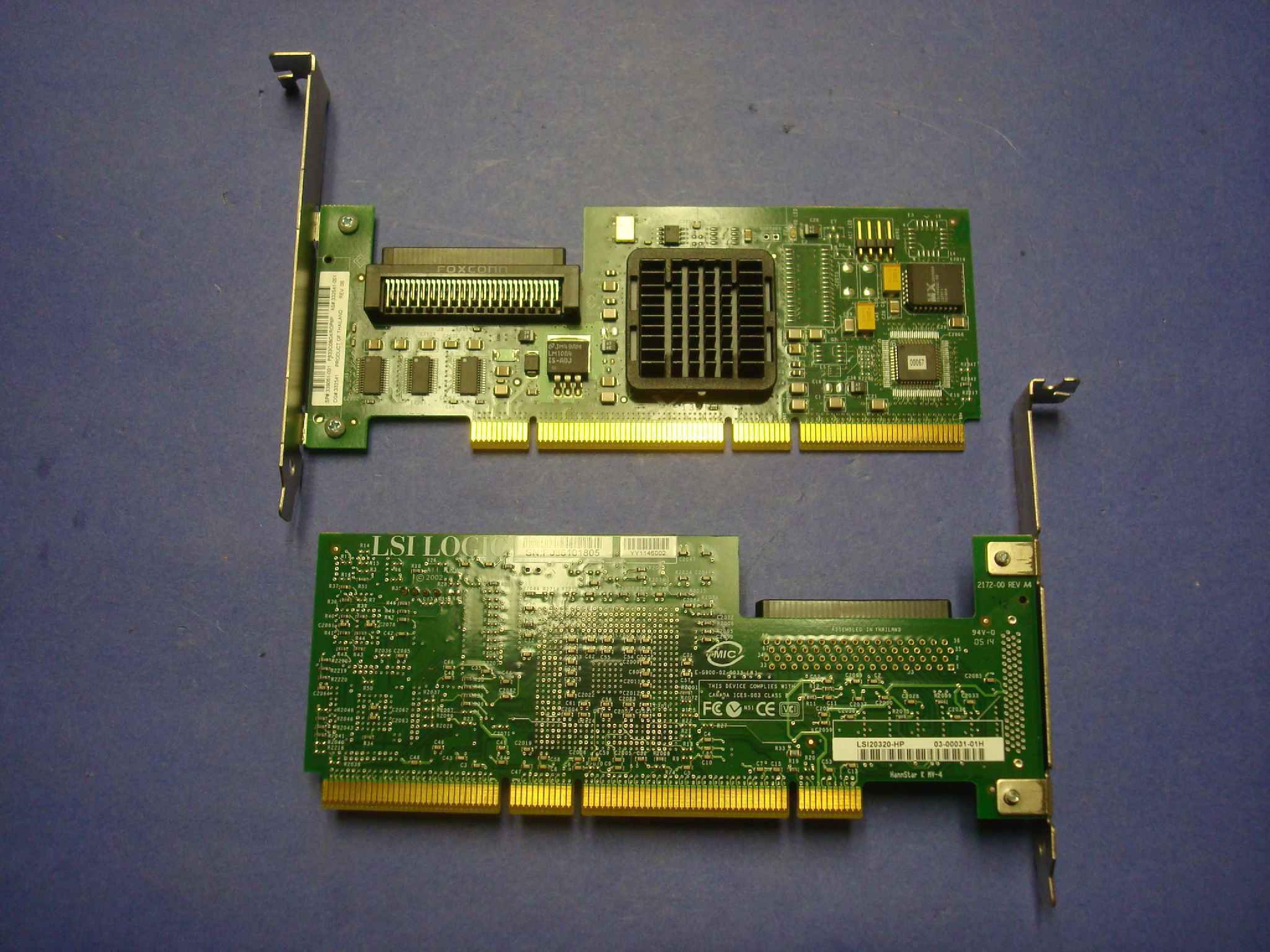 COMPAQ / HEWLETT PACKARD / HP 339051-001 64 BIT PCI ULTRA320 SCSI CONTROLLER