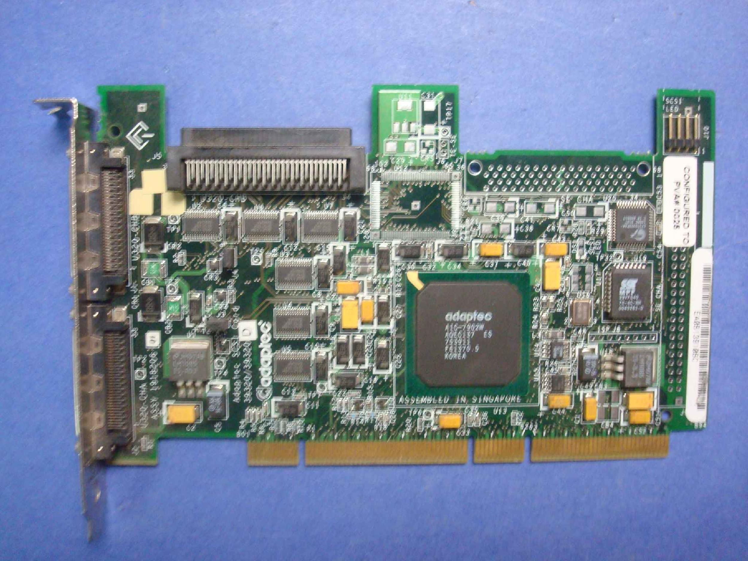 ADAPTEC 39320/39320D 64 BIT PCI SCSI CONTROLLER LVD/SE