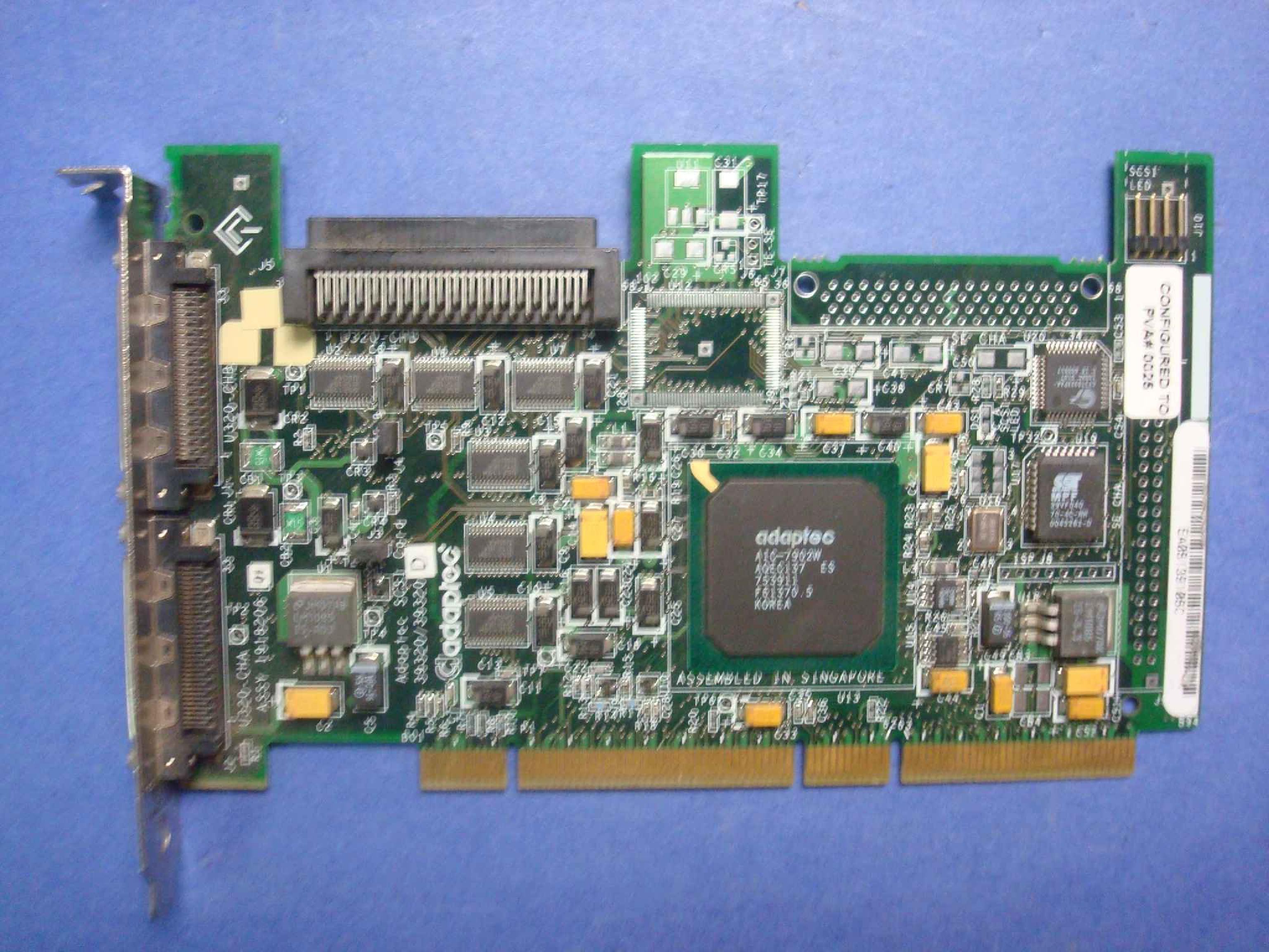 ADAPTEC ASC-39320D 64 BIT PCI SCSI CONTROLLER LVD/SE