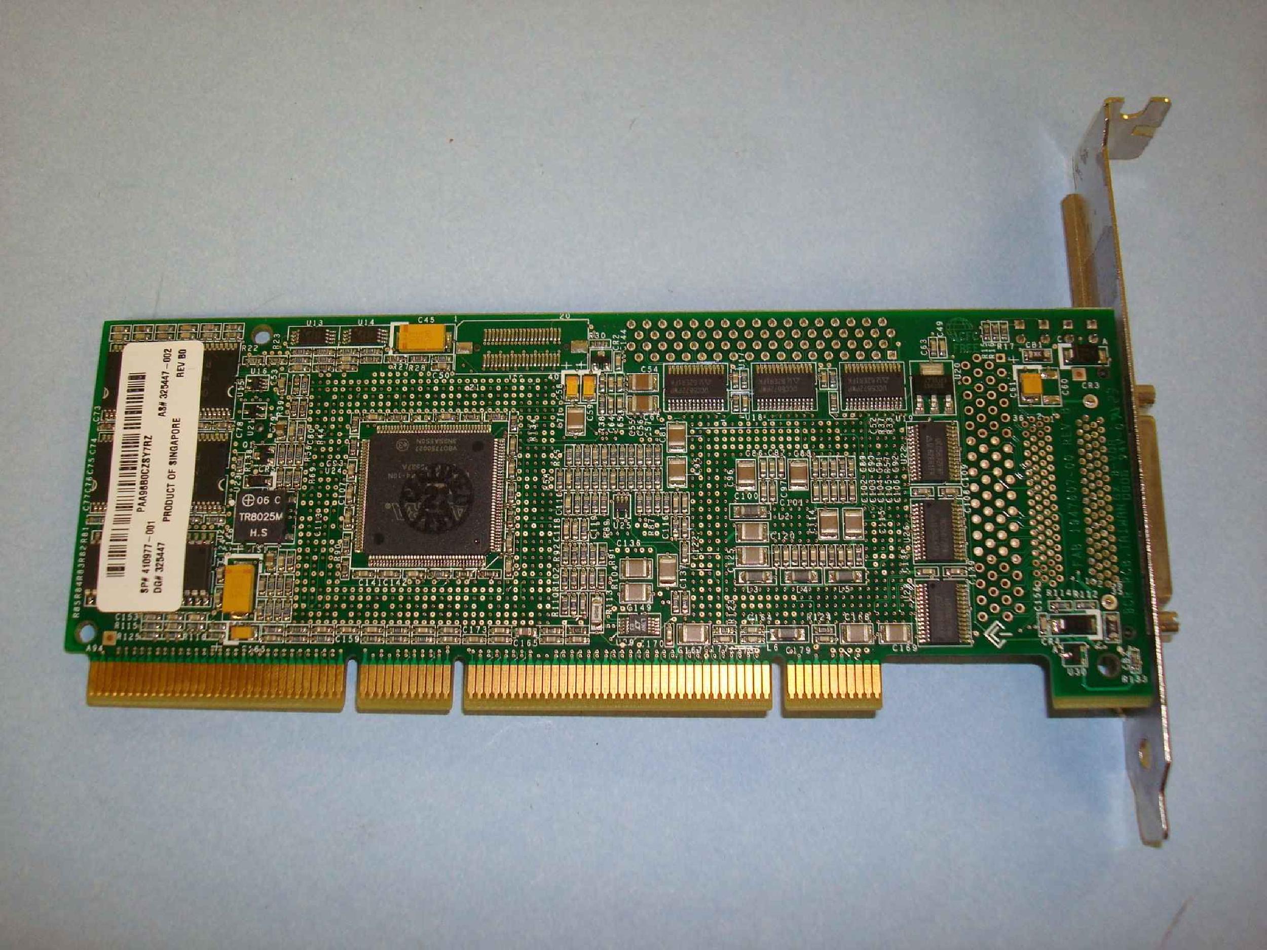 COMPAQ / HEWLETT PACKARD / HP 325609-001 64 BIT PCI ULTRA 320 SCSI CONTROLLER SINGLE CHANNEL