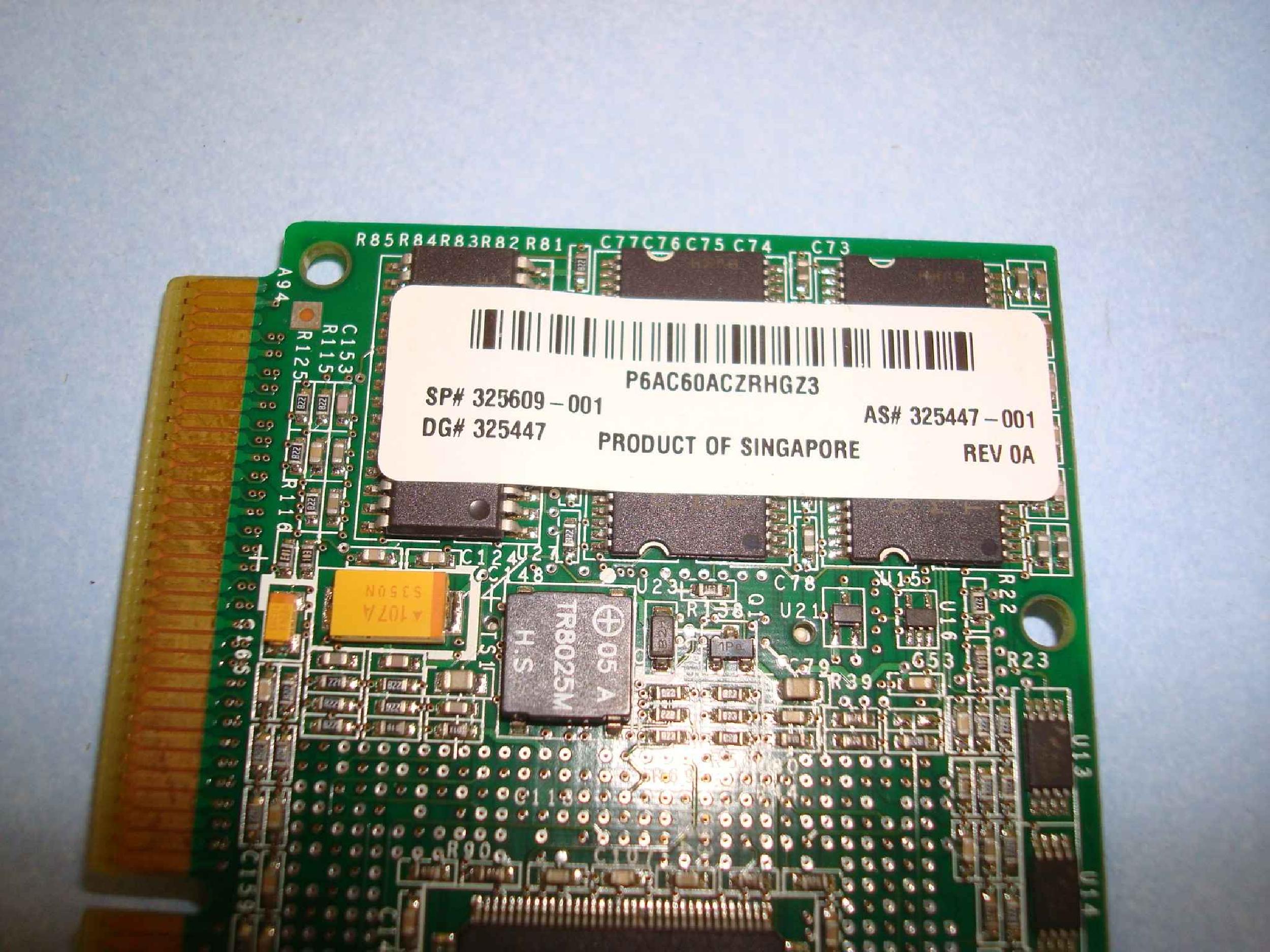 COMPAQ / HEWLETT PACKARD / HP 325447-001 64 BIT PCI ULTRA 320 SCSI CONTROLLER SINGLE CHANNEL