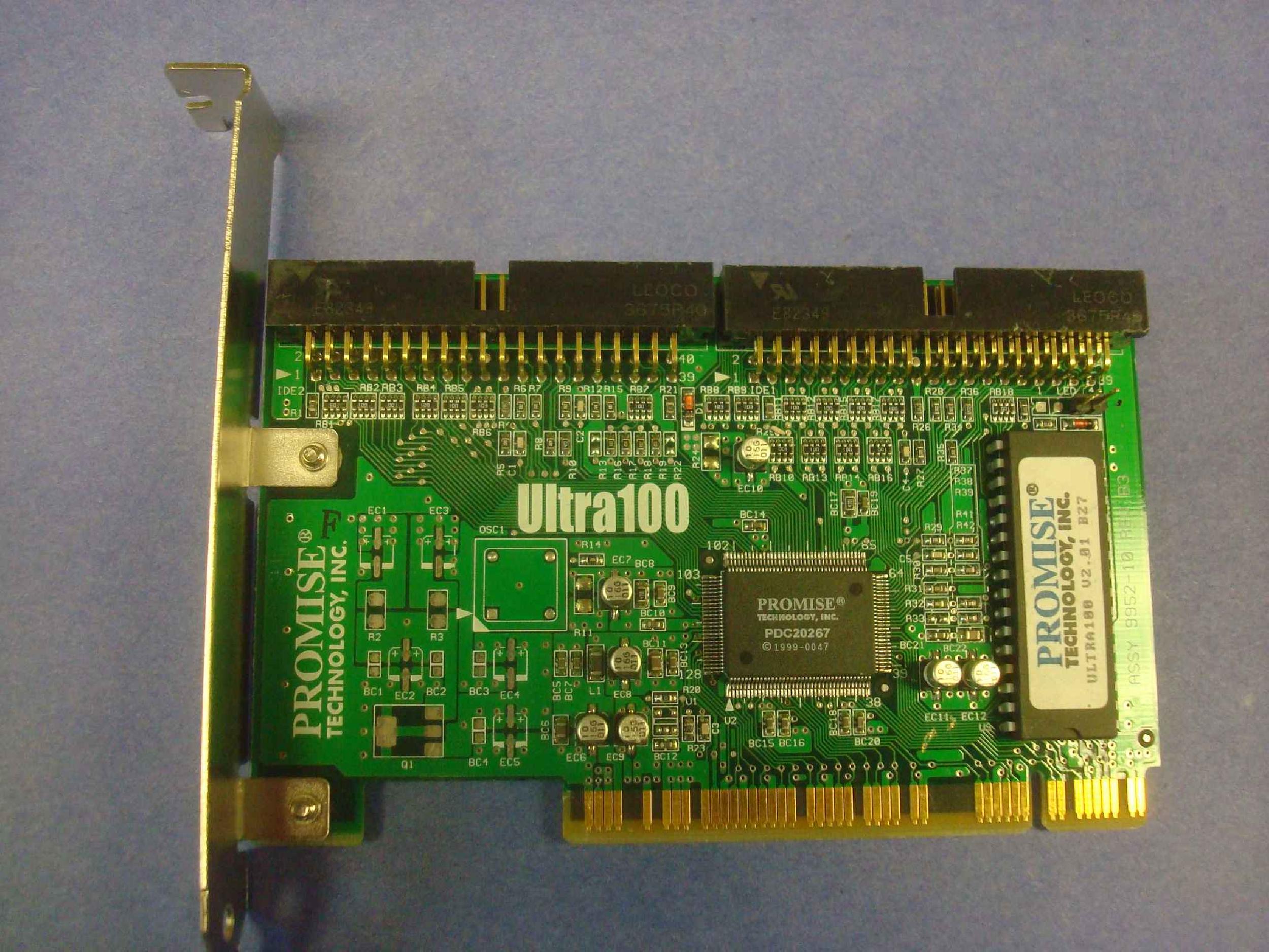 COMPAQ / HEWLETT PACKARD / HP 202894 PCI 2 CHANNEL ULTRA100 IDE CONTROLLER