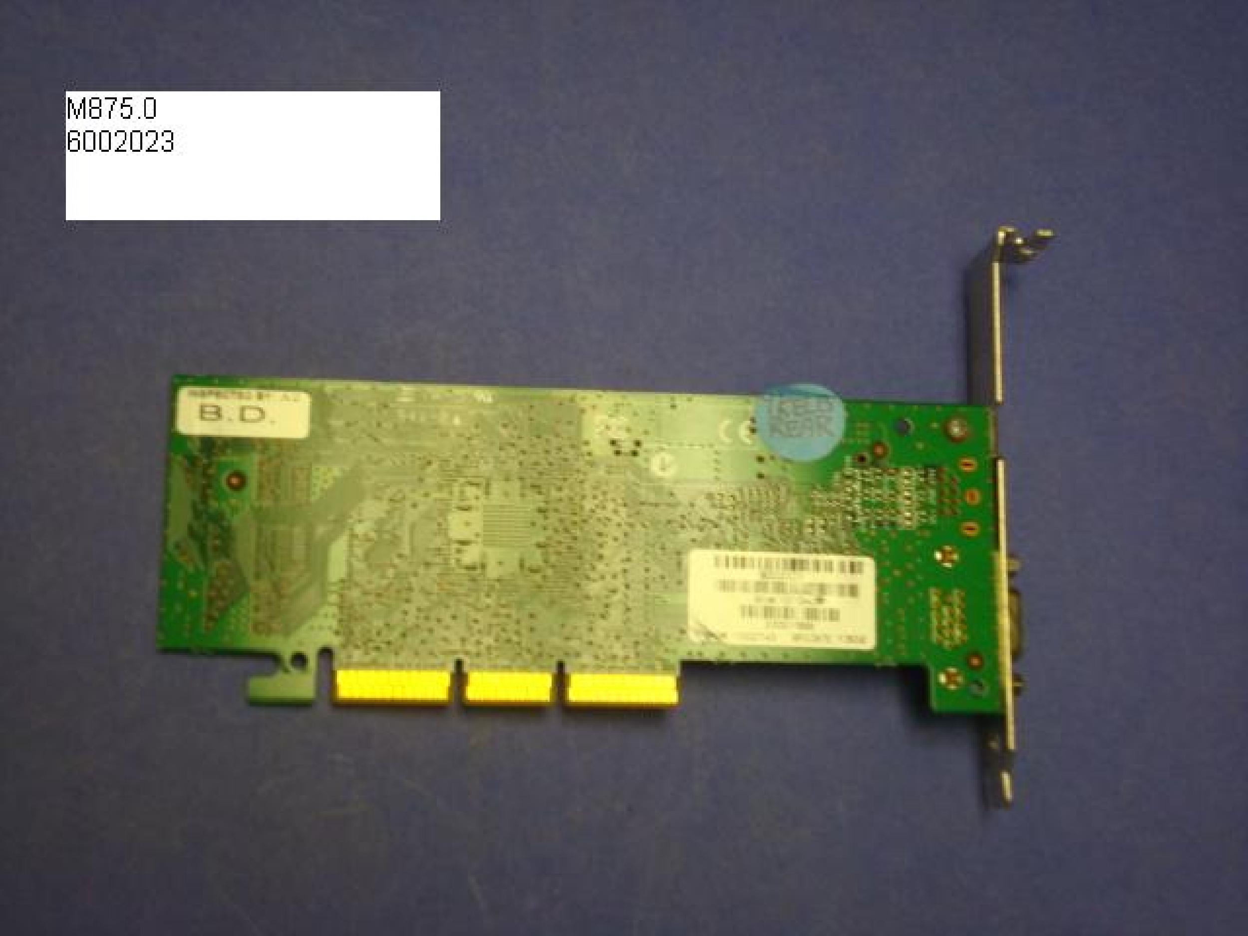 GATEWAY 2000 N11071 32MB AGP CARD NVIDIA GFORCE2MX 200