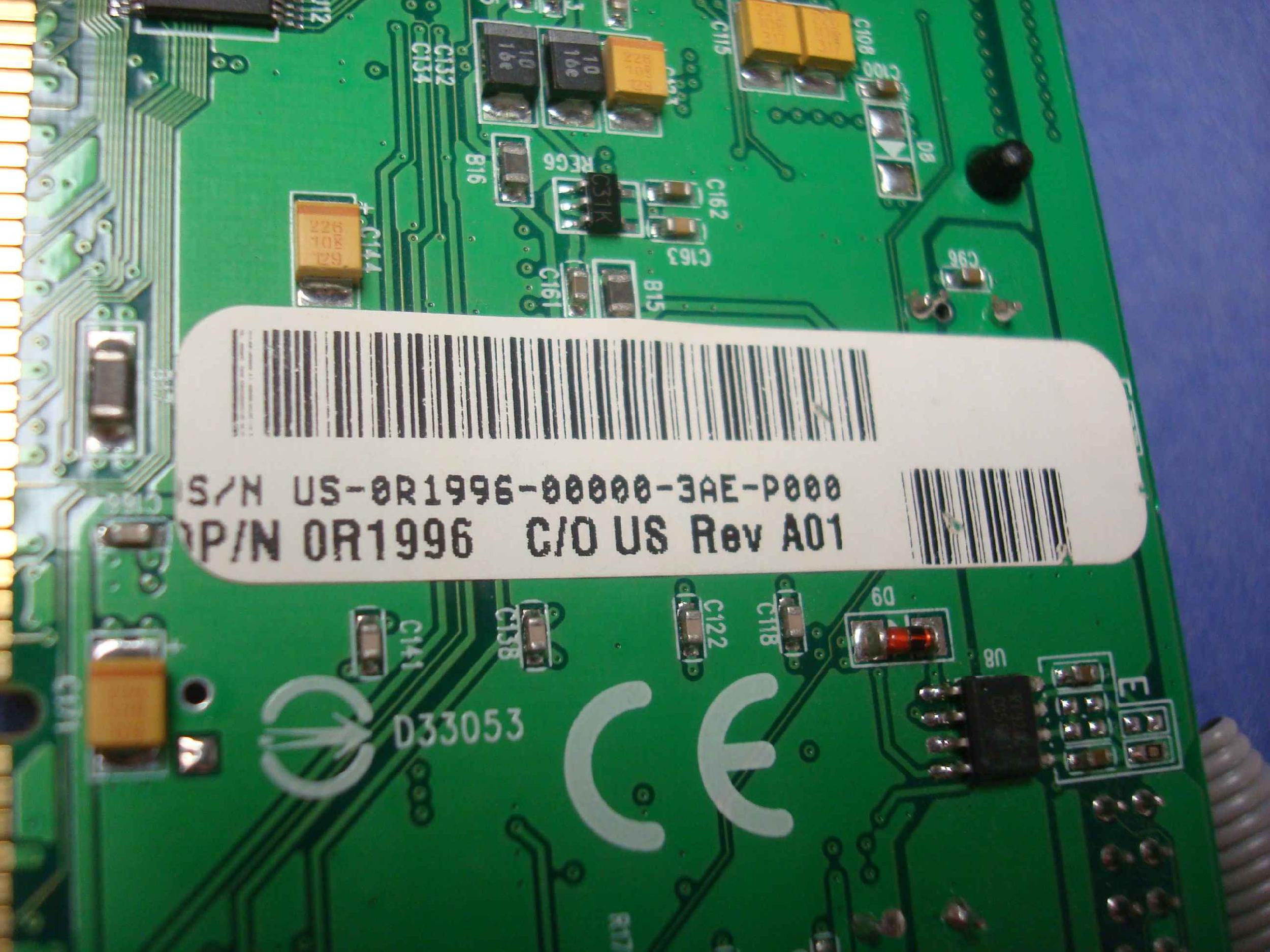 ATI 102G012400 PCI VIDEO CARD WITH VGA DVI AND COMPOSITE TV OUT