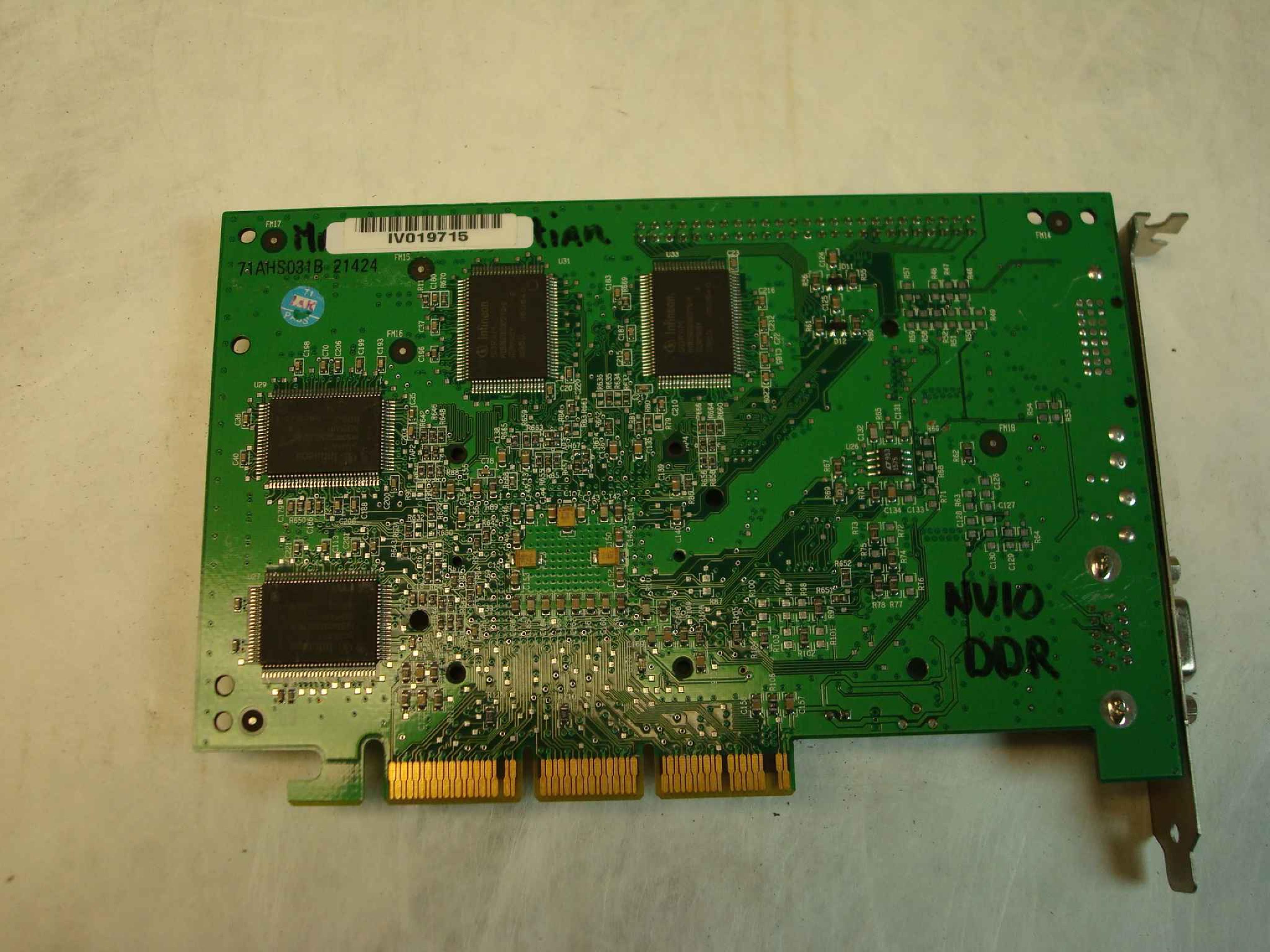 CREATIVE LABS CT6970 AGP VIDEO CARD