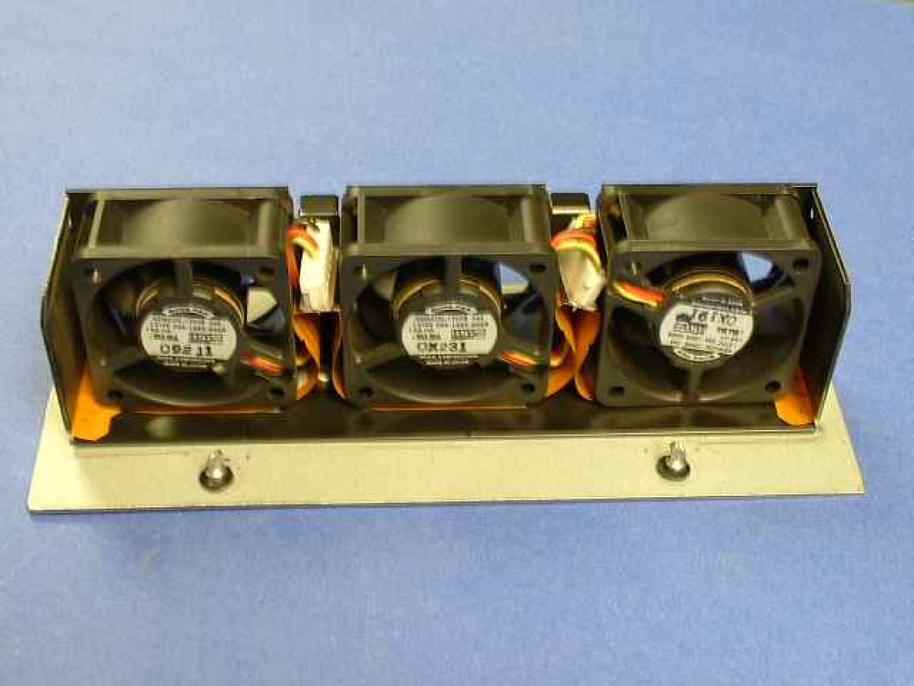 INDEK CORPORATION HDF4020L-12HHB-56A FAN ASSEMBLY WITH 3 12VDC FANS