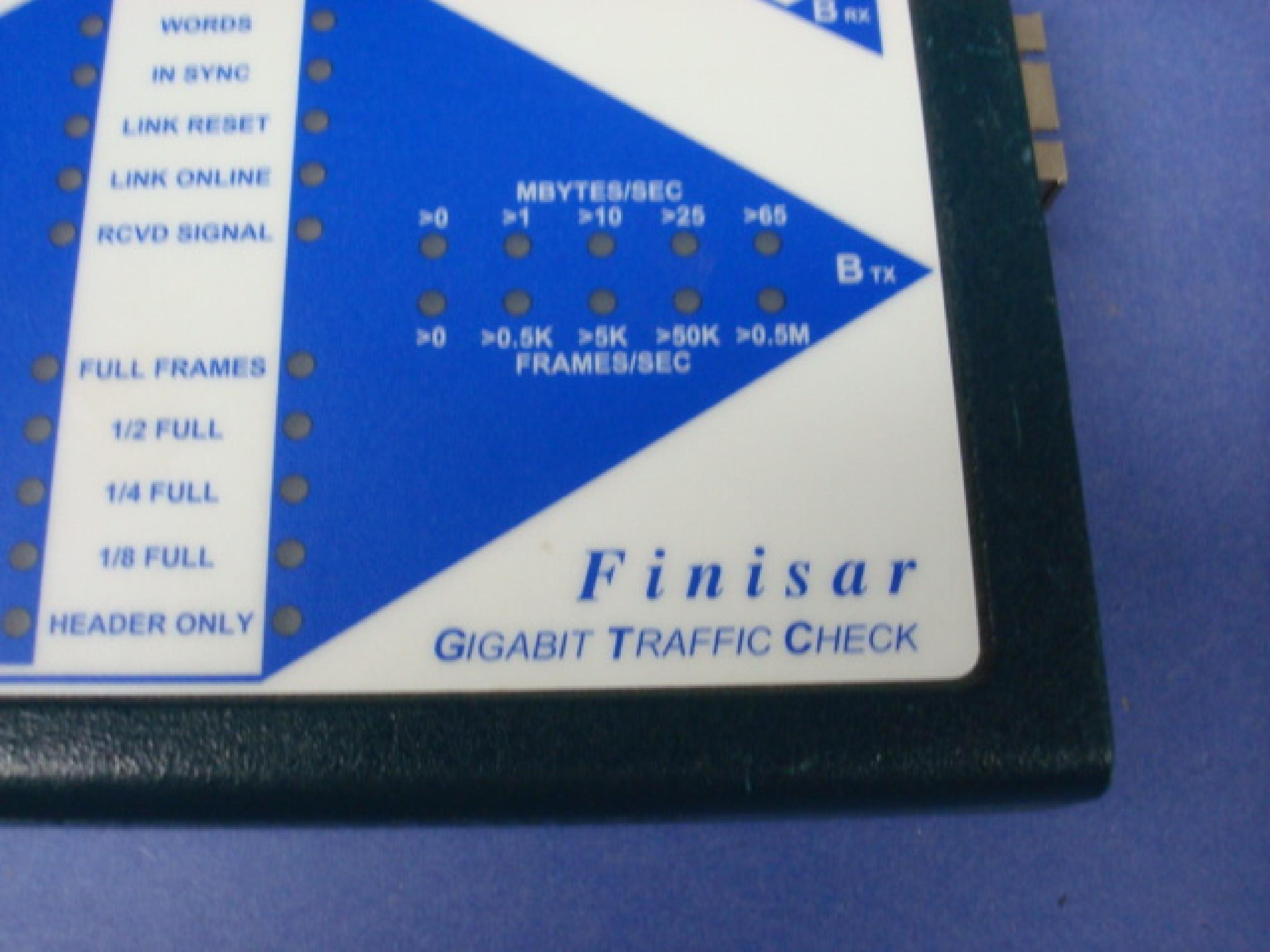 FINISAR GT-C-FE3 FIBRE CHANNEL GIGABIT TRAFFIC CHECK WITH NO AC ADAPTER