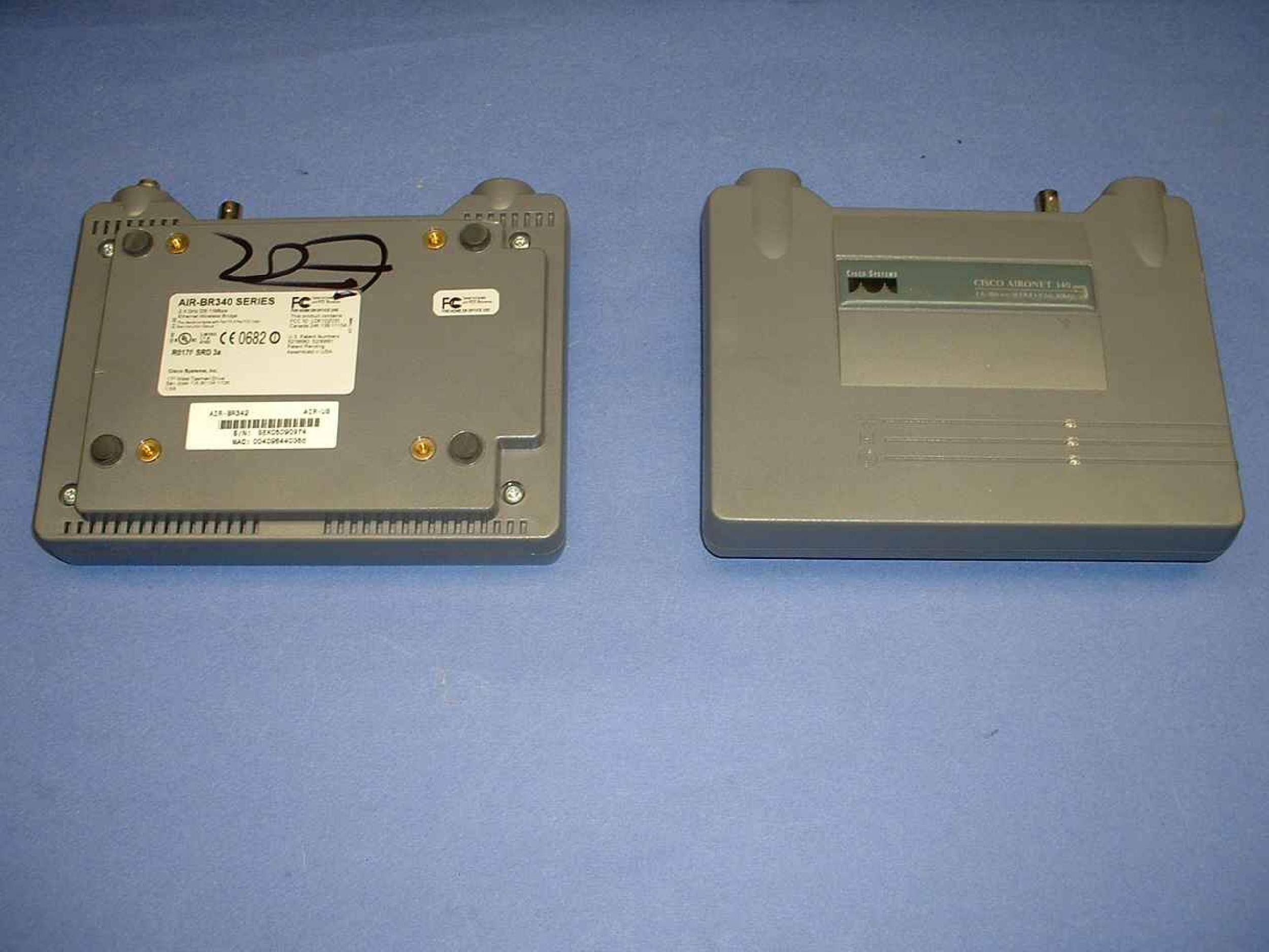 CISCO SYSTEMS AIR-BR340 NO POWER SUPPLY AIRONET 340 SERIES 11 MBPS WIRELESS BRIDGE